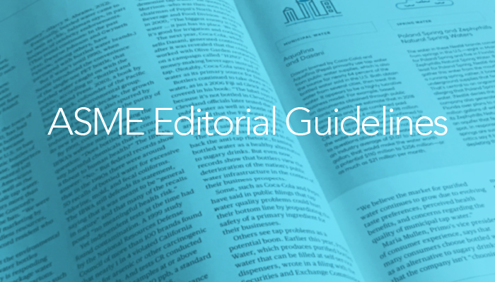 ASME Editorial Guidelines