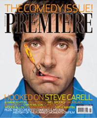Premiere-"Hooked on Steve Carell," July/August 2006
