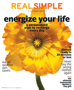 Real Simple-May 2011: "Energize Your Life" 