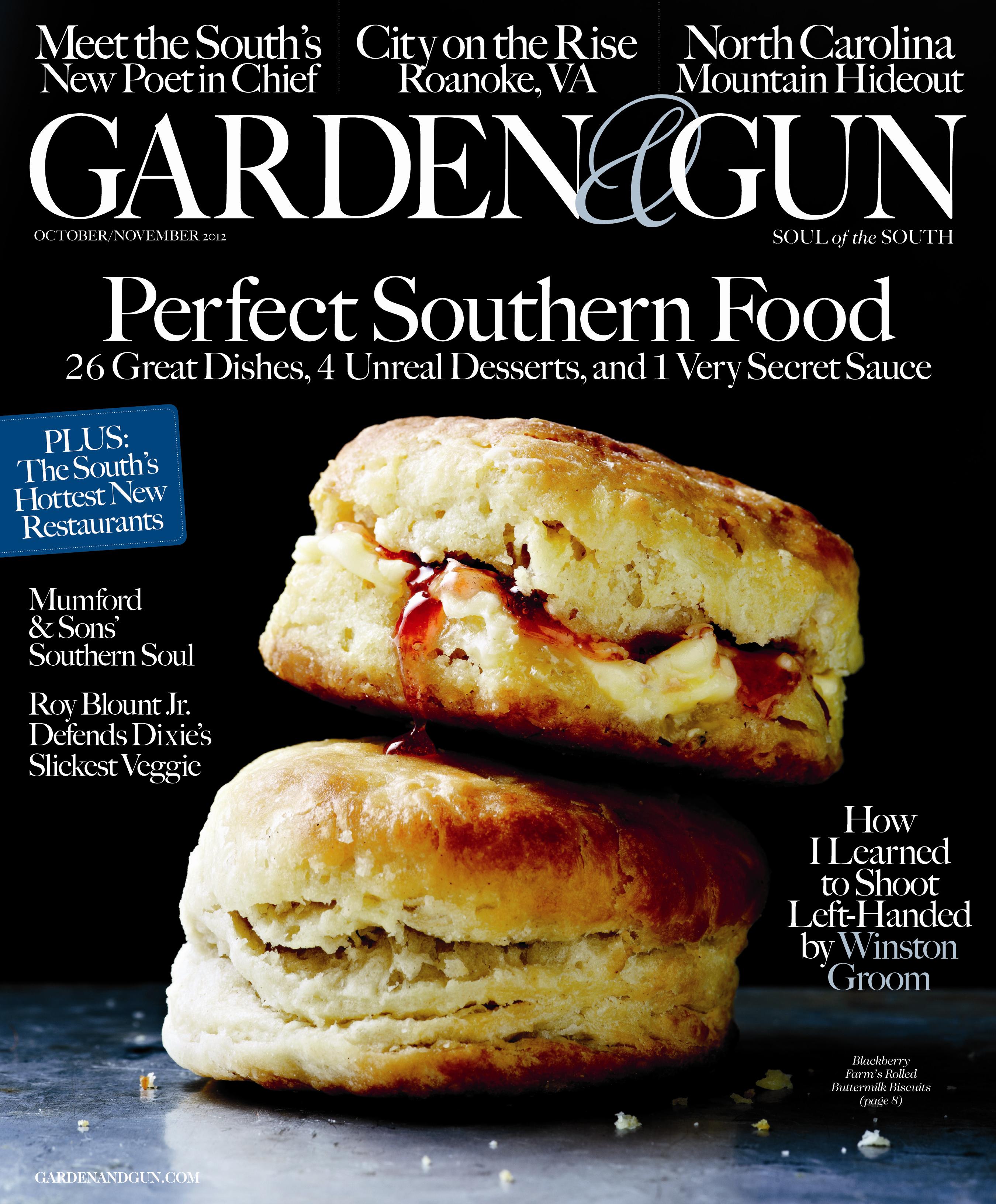 Garden & Gun-October/November 2012: "Perfect Southern Food"