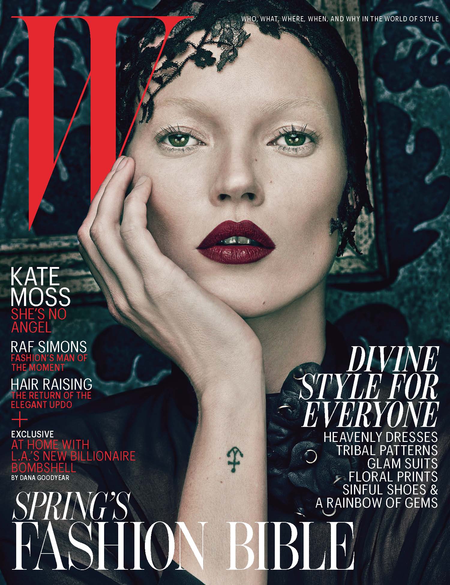 W Magazine-March 2012: "Kate Moss"