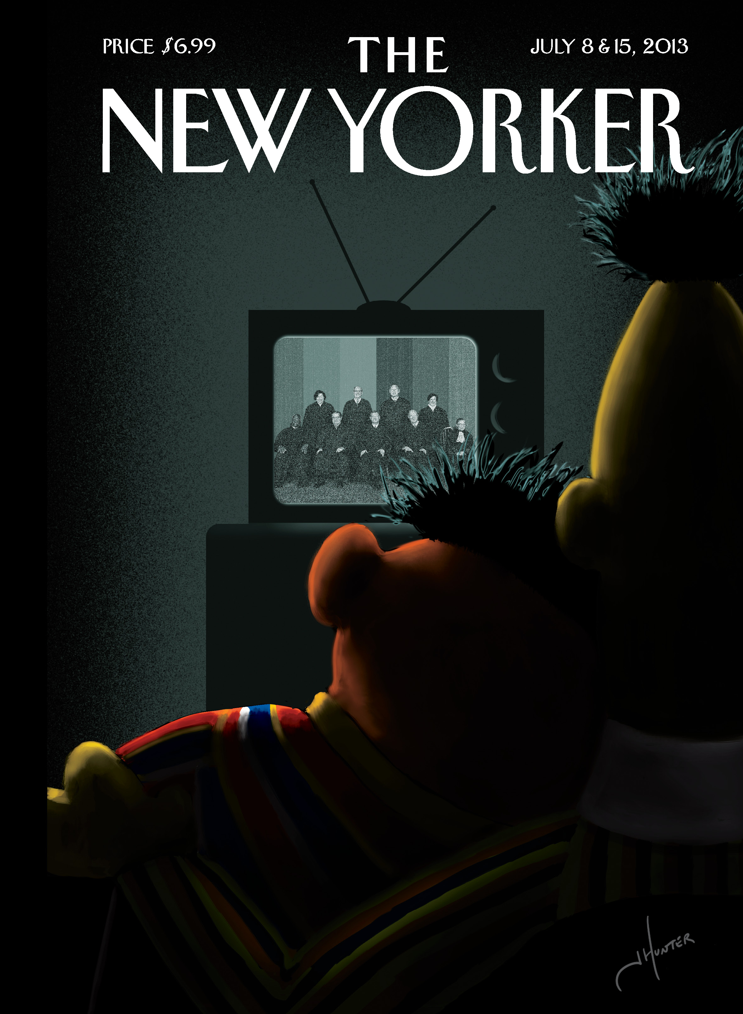 The New Yorker July 8 & 15, "Moment of Joy"