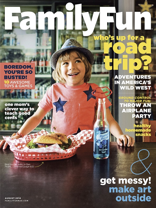 FamilyFun-August 2014, "Who's Up for a Road Trip?"