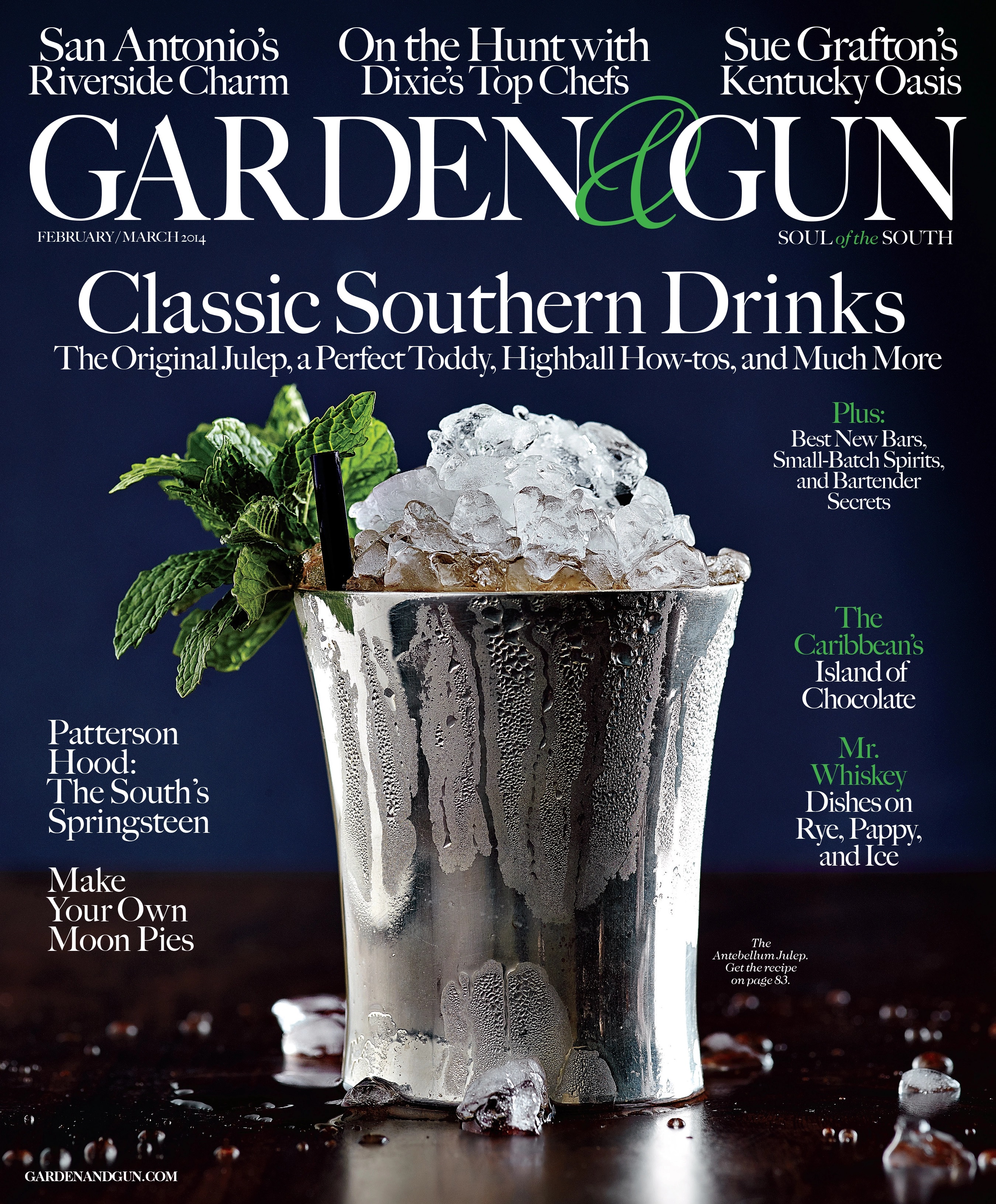 Garden & Gun-February/March 2014, "Classic Southern Drinks"