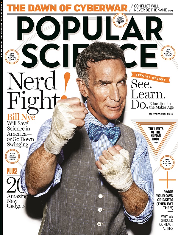 Popular Science-September 2014, "Bill Nye"