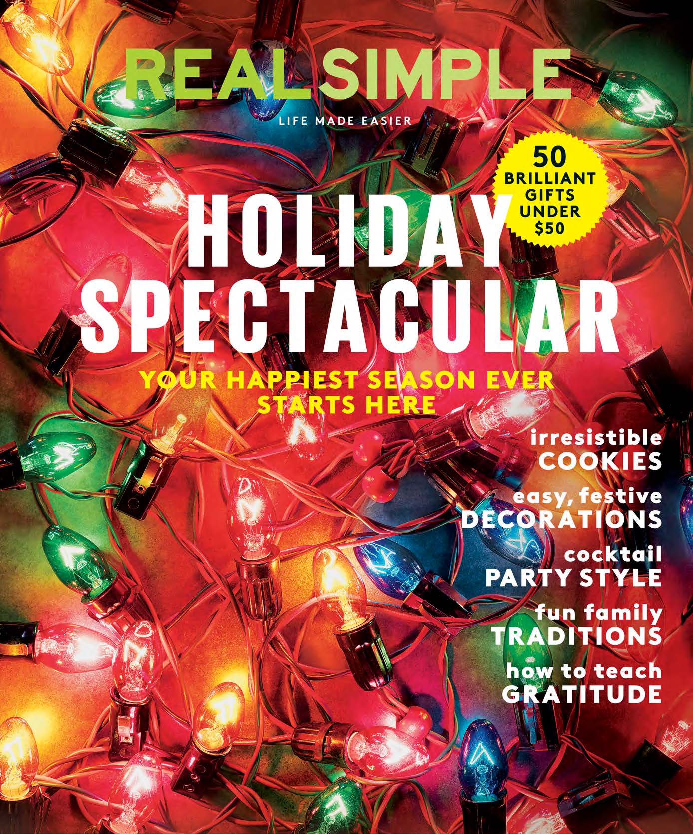 Real Simple-December 2014, "Holiday Spectacular"