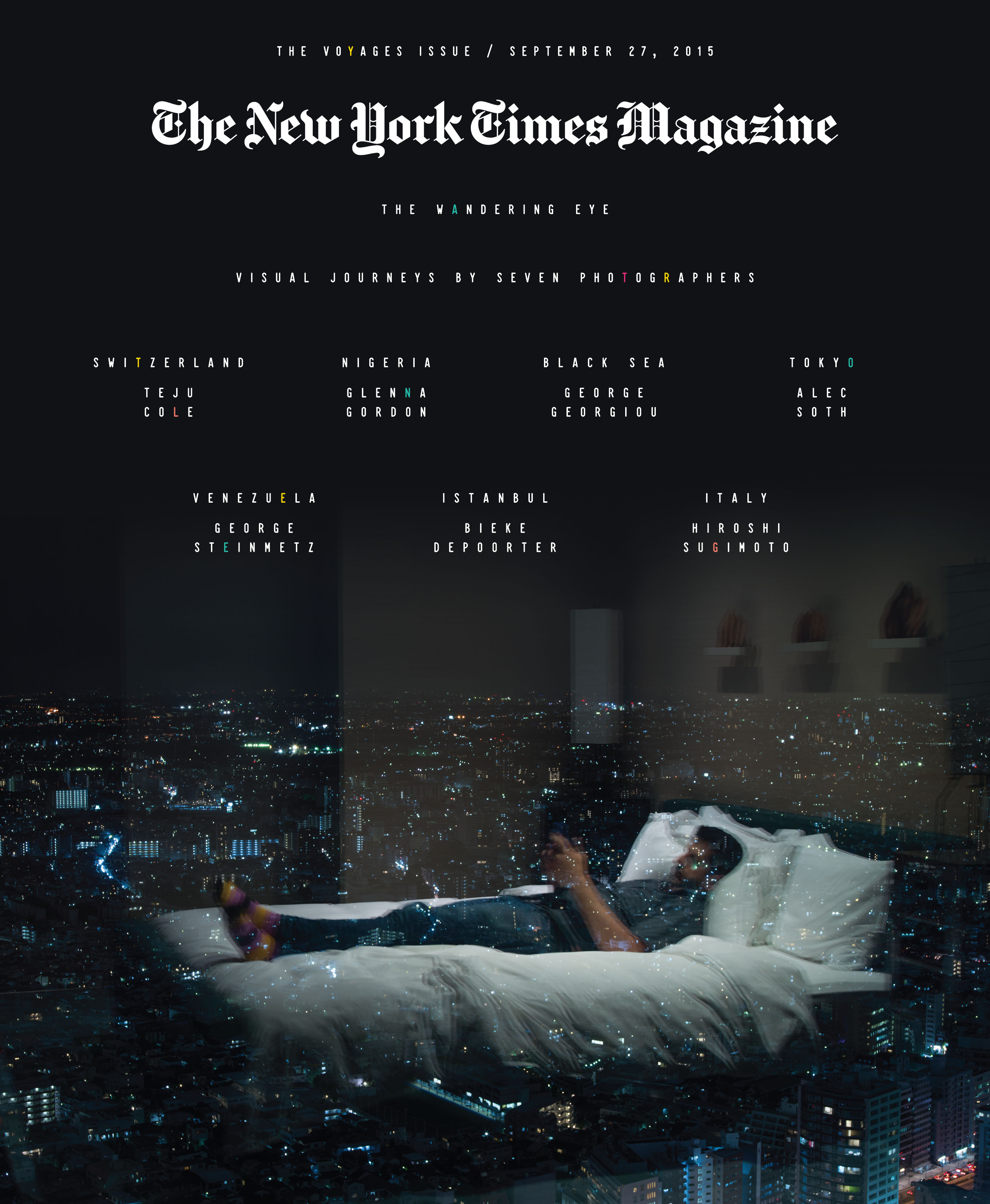 The New York Times Magazine-"The Voyages Issue," September 27