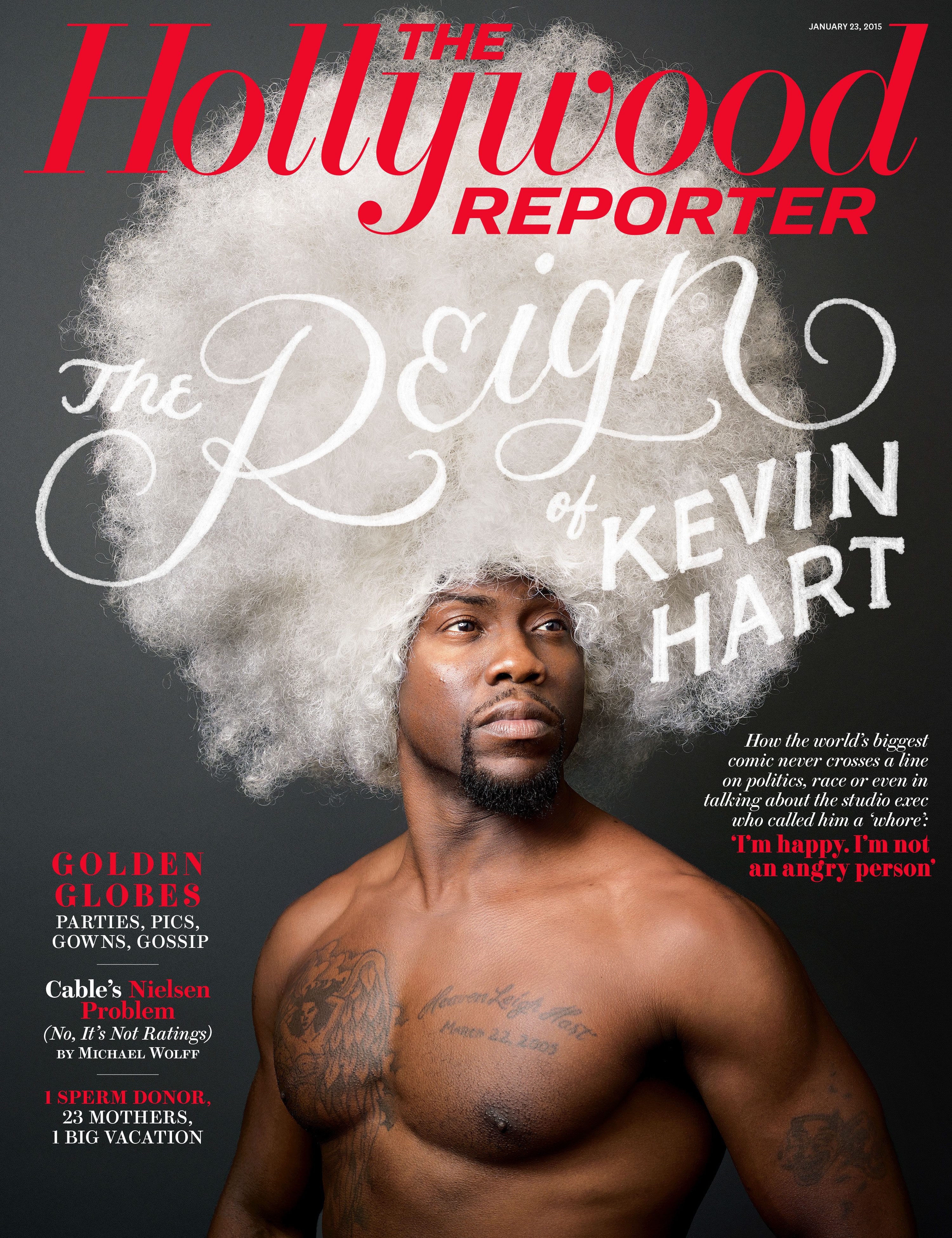 The Hollywood Reporter-"The Reign of Kevin Hart," January 23