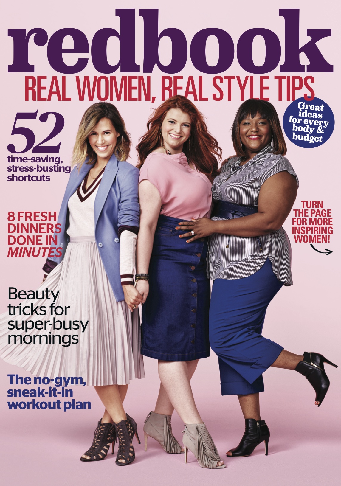 Redbook-"Real Women, Real Style Tips," September