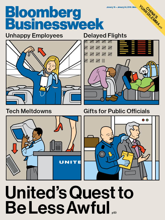 Bloomberg Businessweek - "United's Quest to Be Less Awful," January 18-24