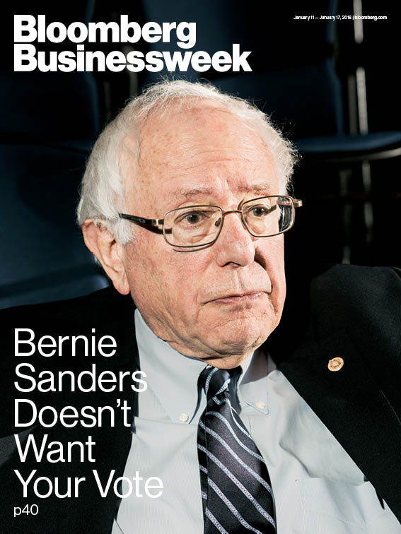 Bloomberg Businessweek - "Bernie Sanders Doesn't Want Your Vote," January 11-17