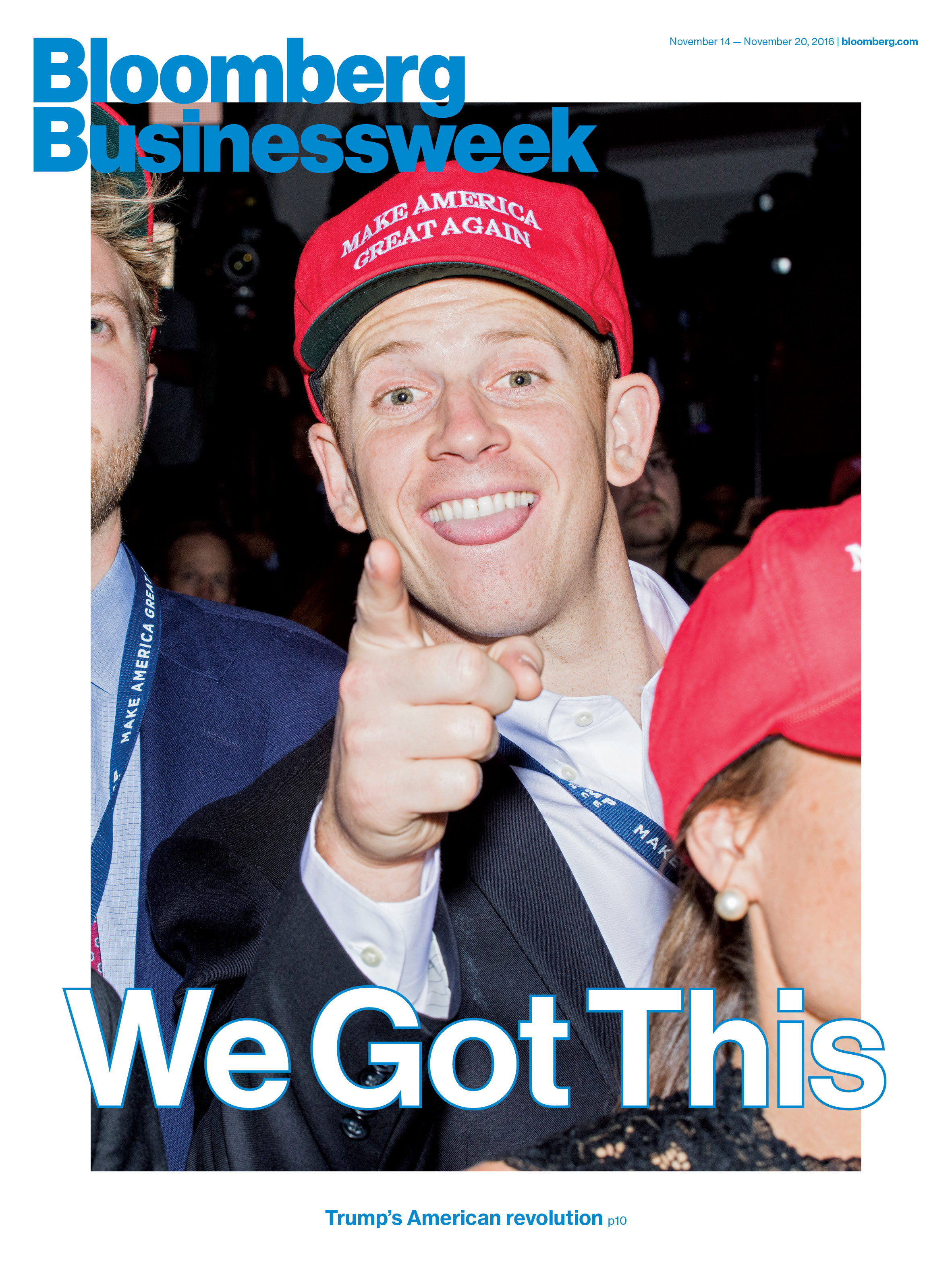 Bloomberg Businessweek - "We Got This. We Had This," November 14-20 split covers