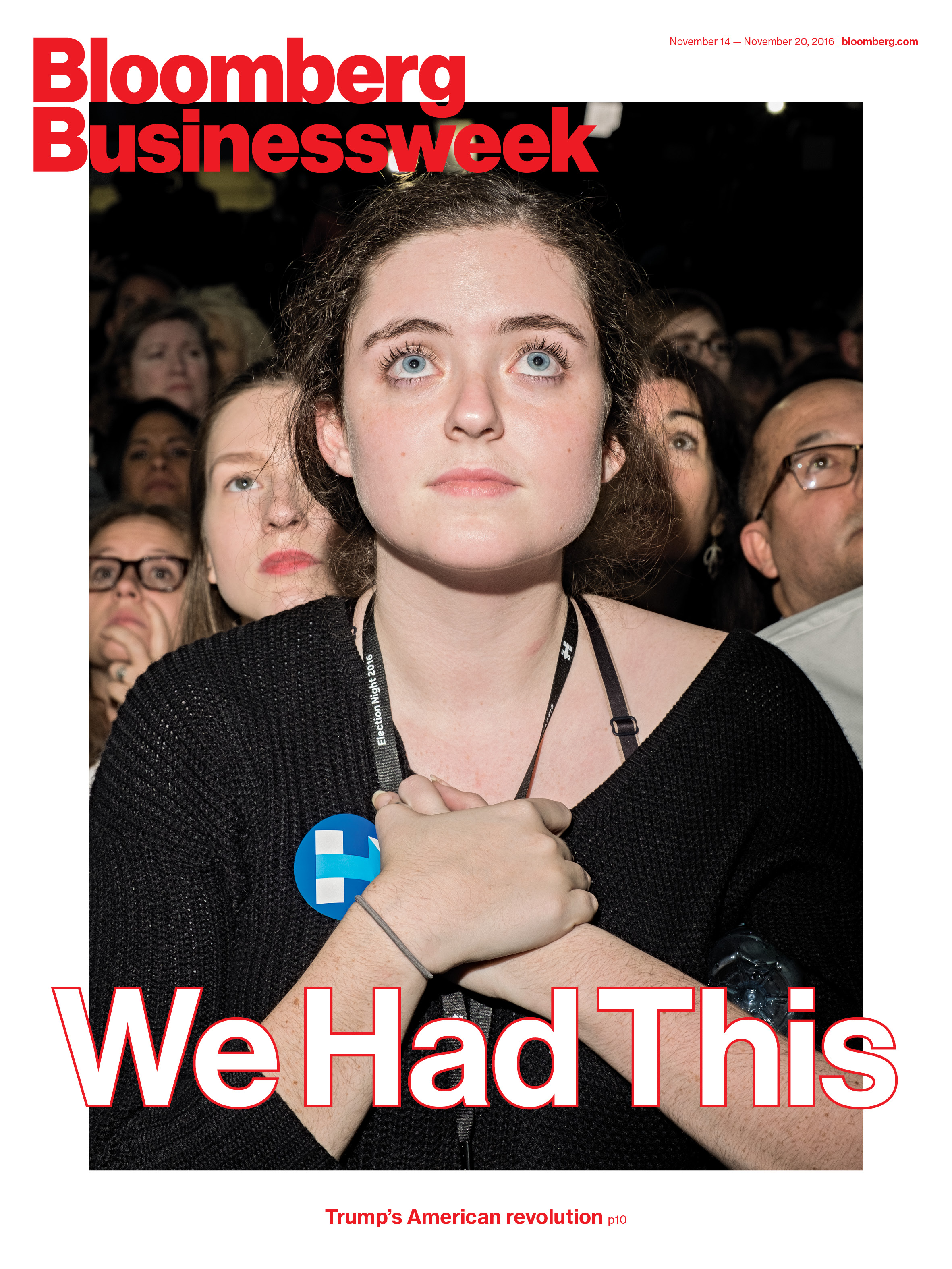 Bloomberg Businessweek - "We Got This. We Had This," November 14-20 split covers