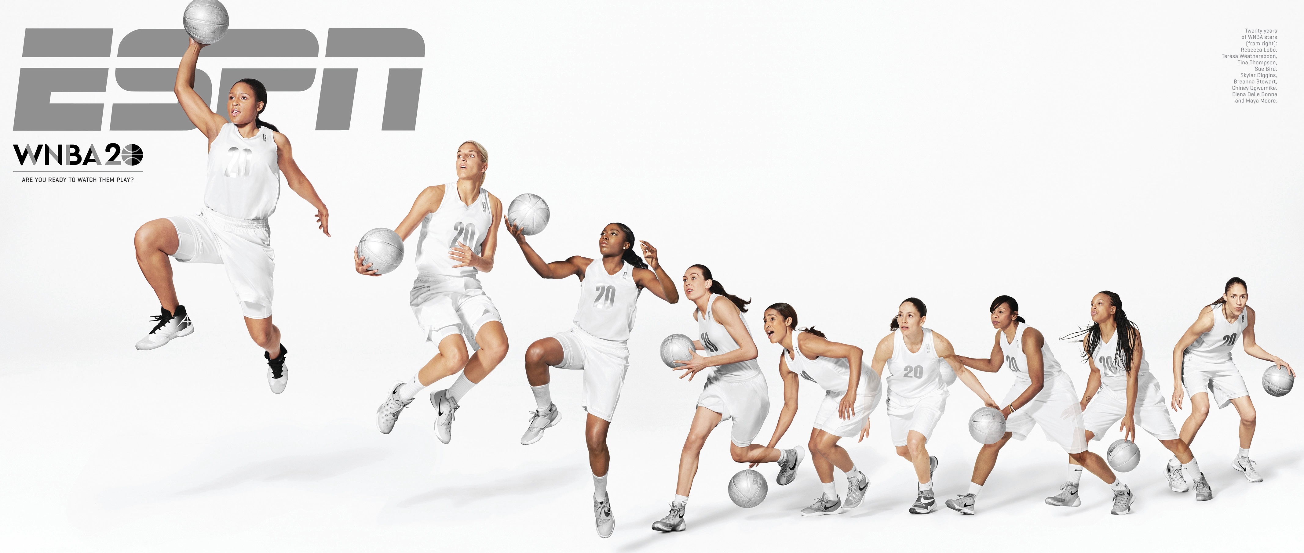 ESPN The Magazine - "WNBA 20th Anniversary," May 23