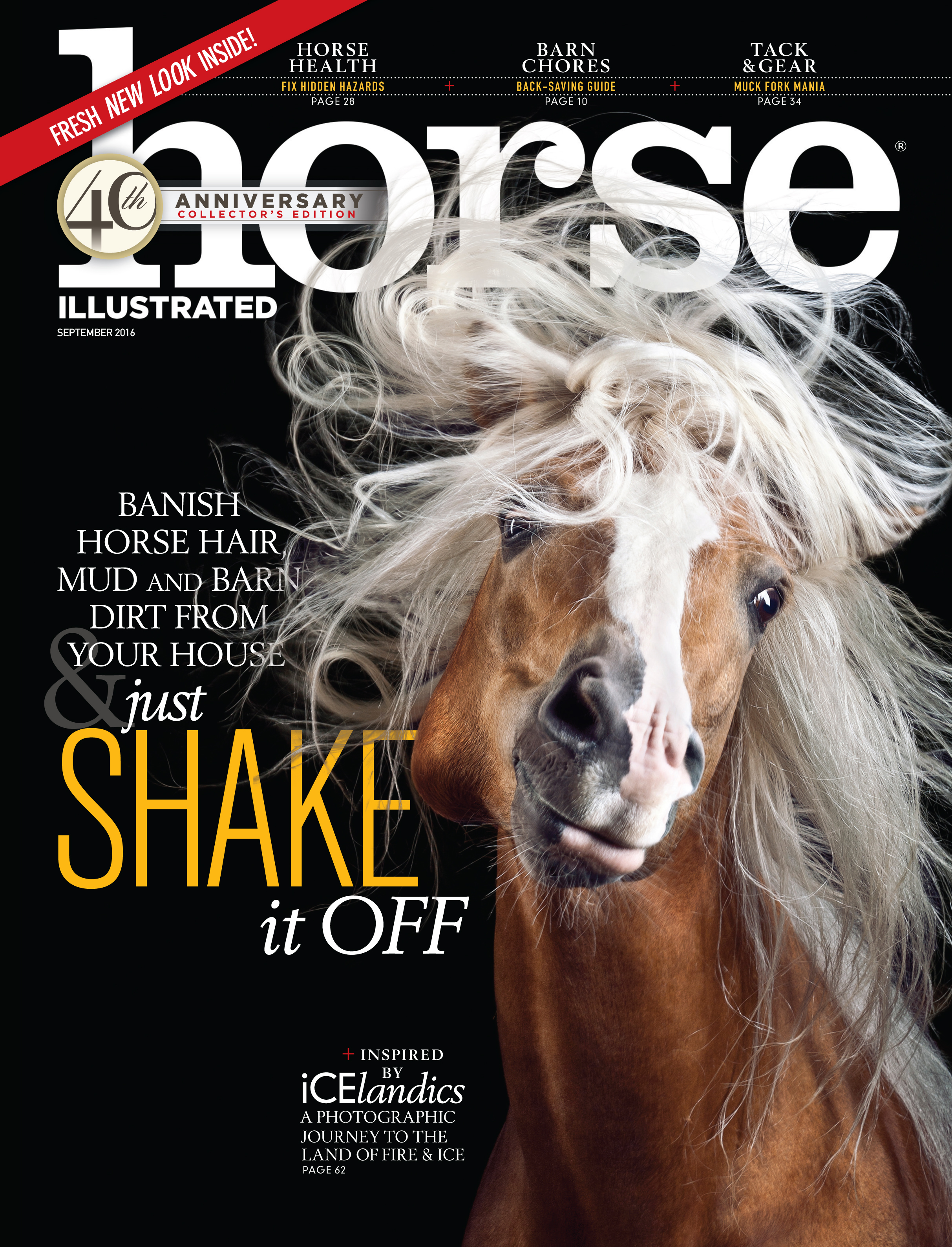 Horse Illustrated - "Shake It Off," September