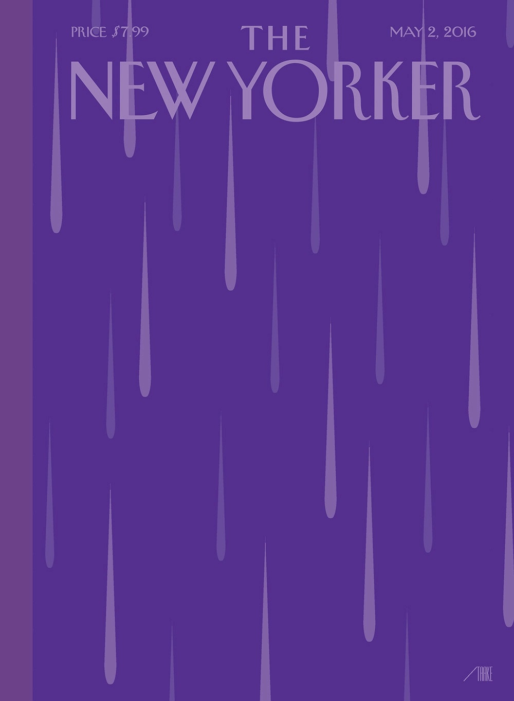 The New Yorker - "Purple Rain," May 2