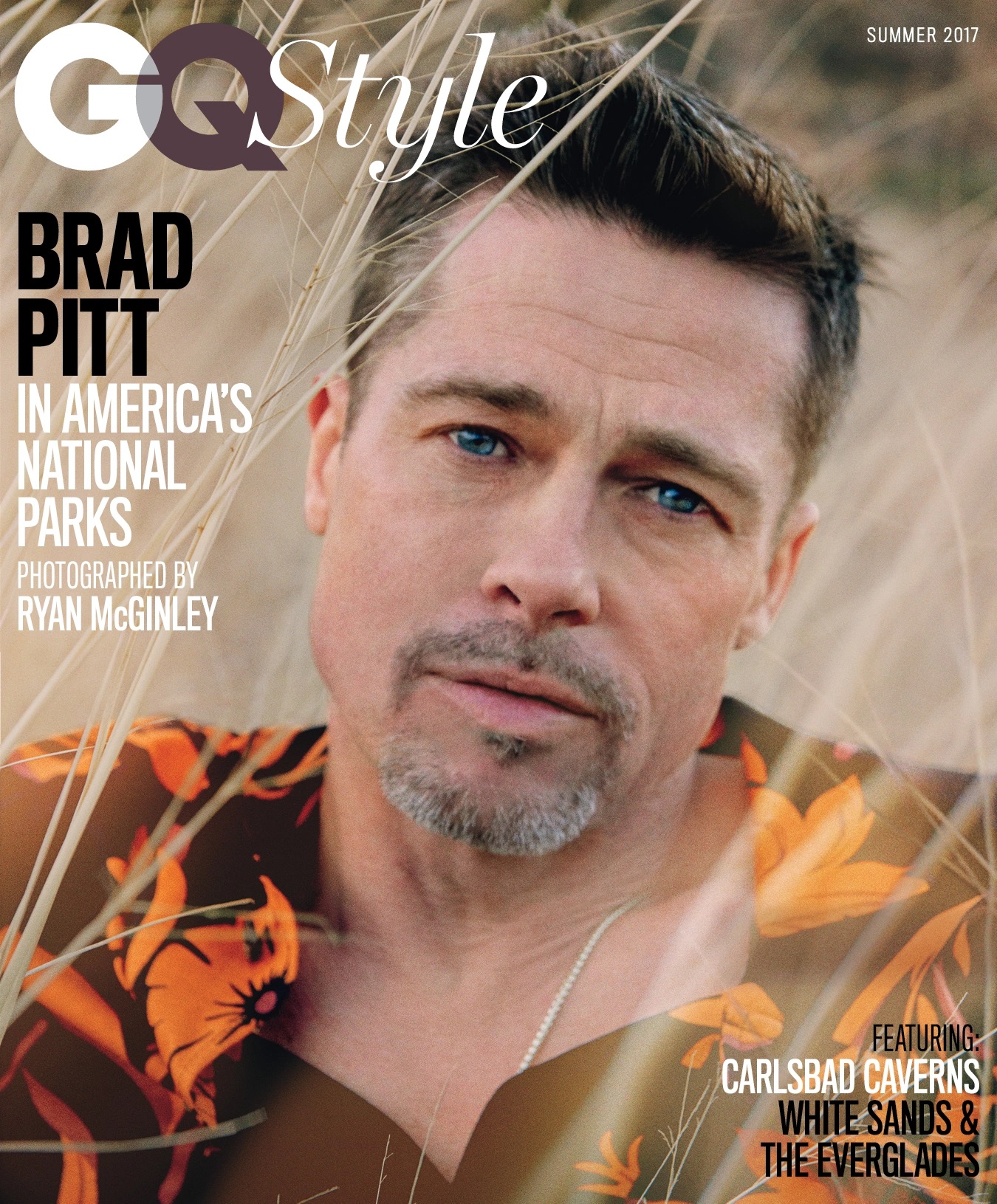 GQ Style - Brad Pitt split covers, Summer 2017