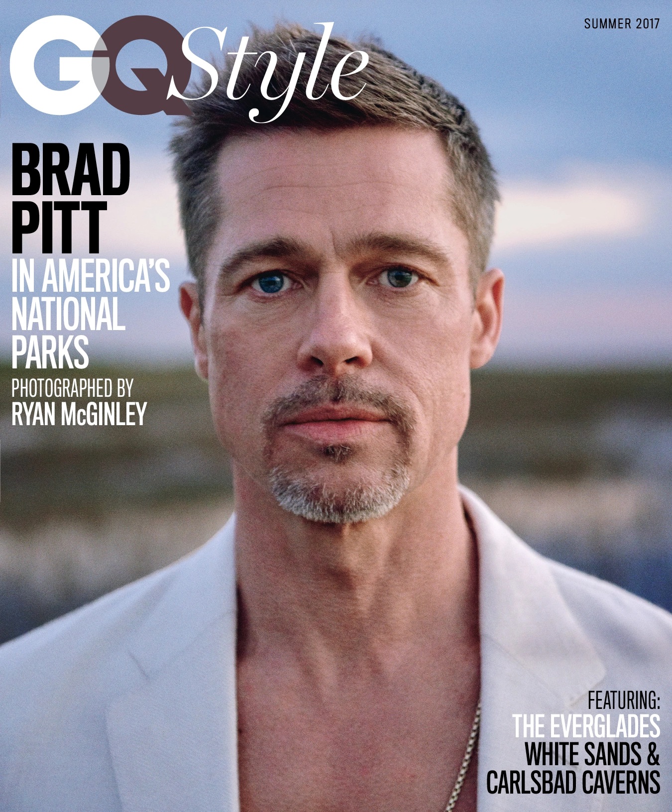 GQ Style - Brad Pitt split covers, Summer 2017