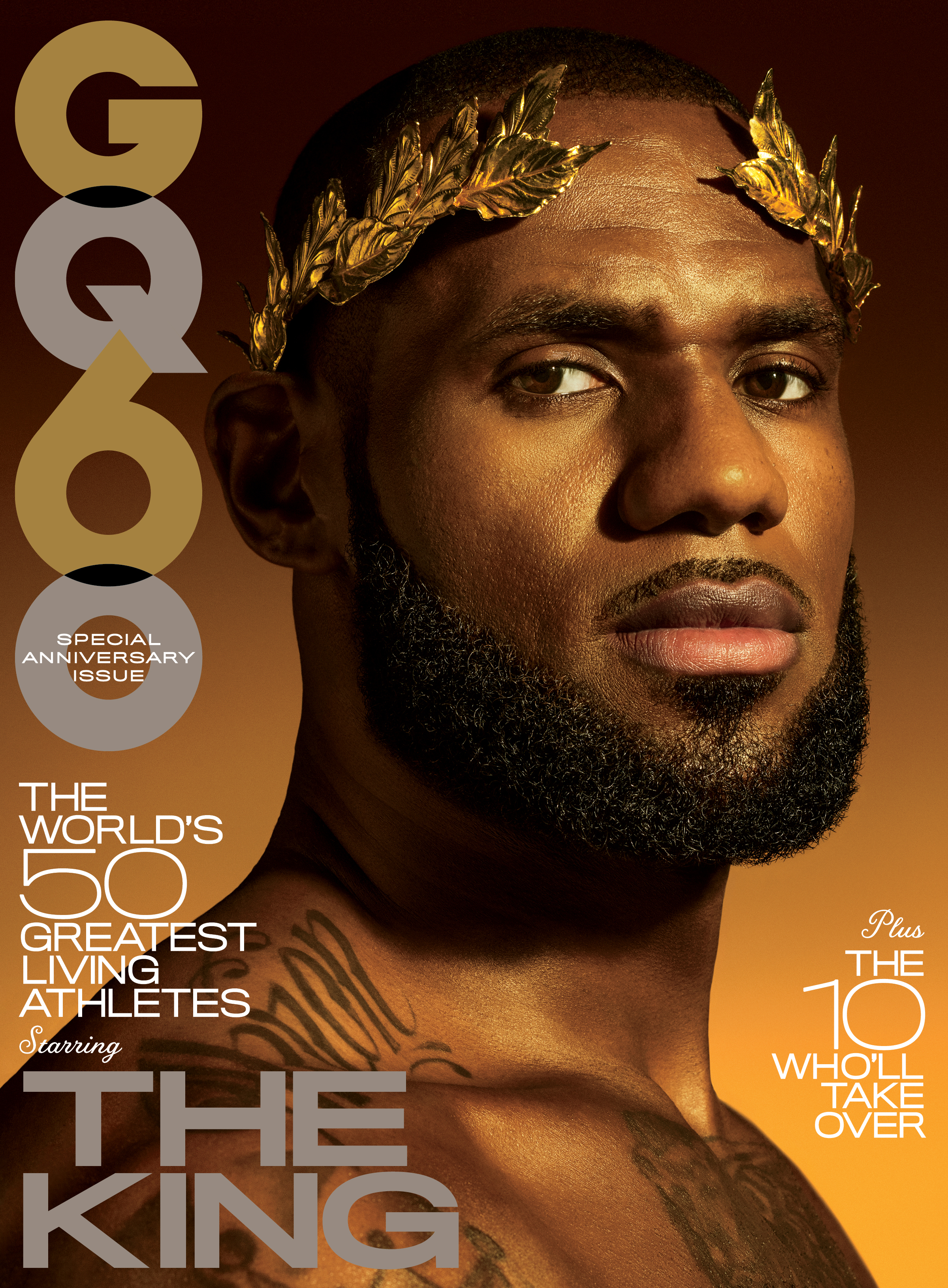 GQ - "The World's 50 Greatest Living Athletes," November 2017