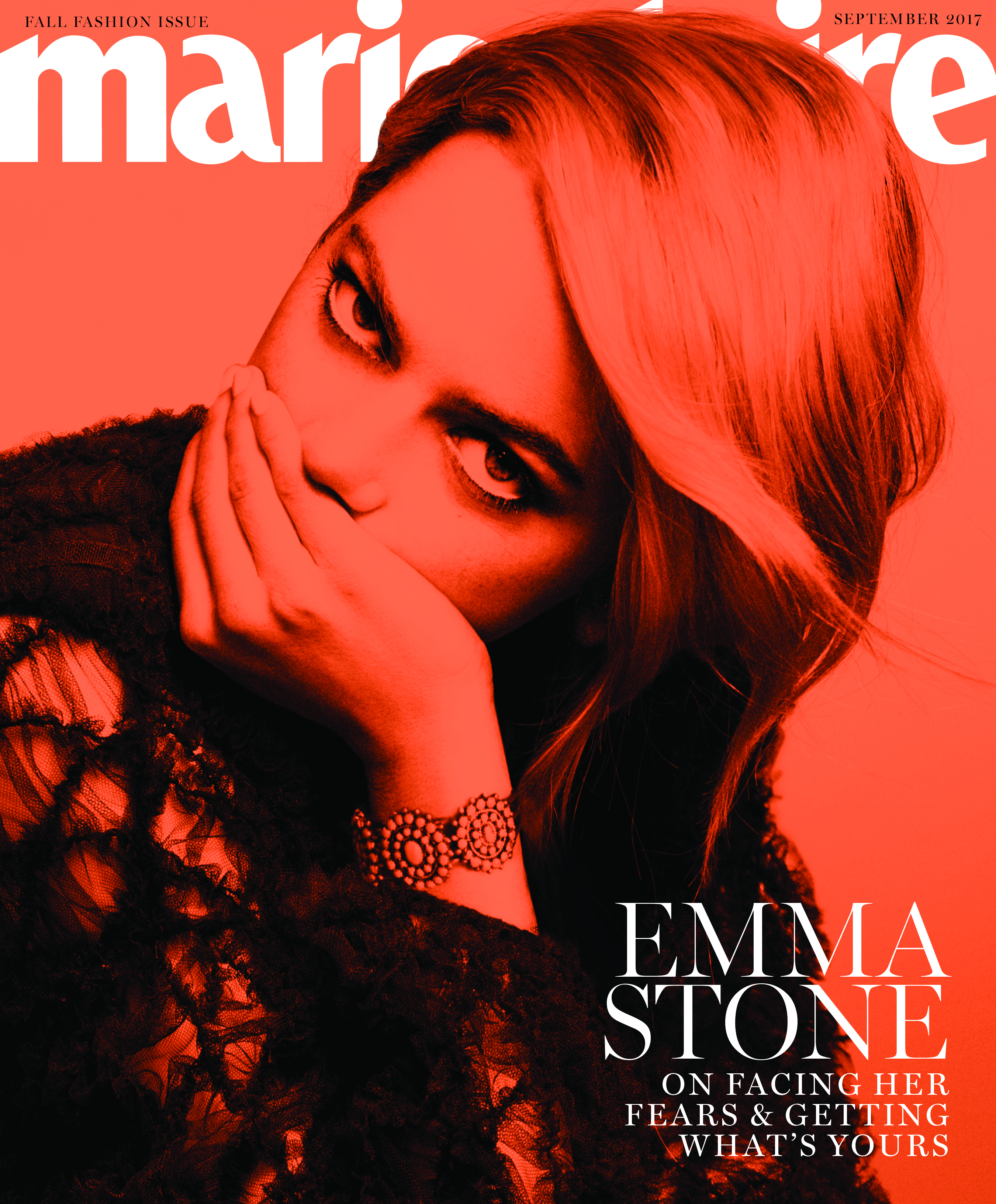 Marie Claire - Emma Stone, September 2017