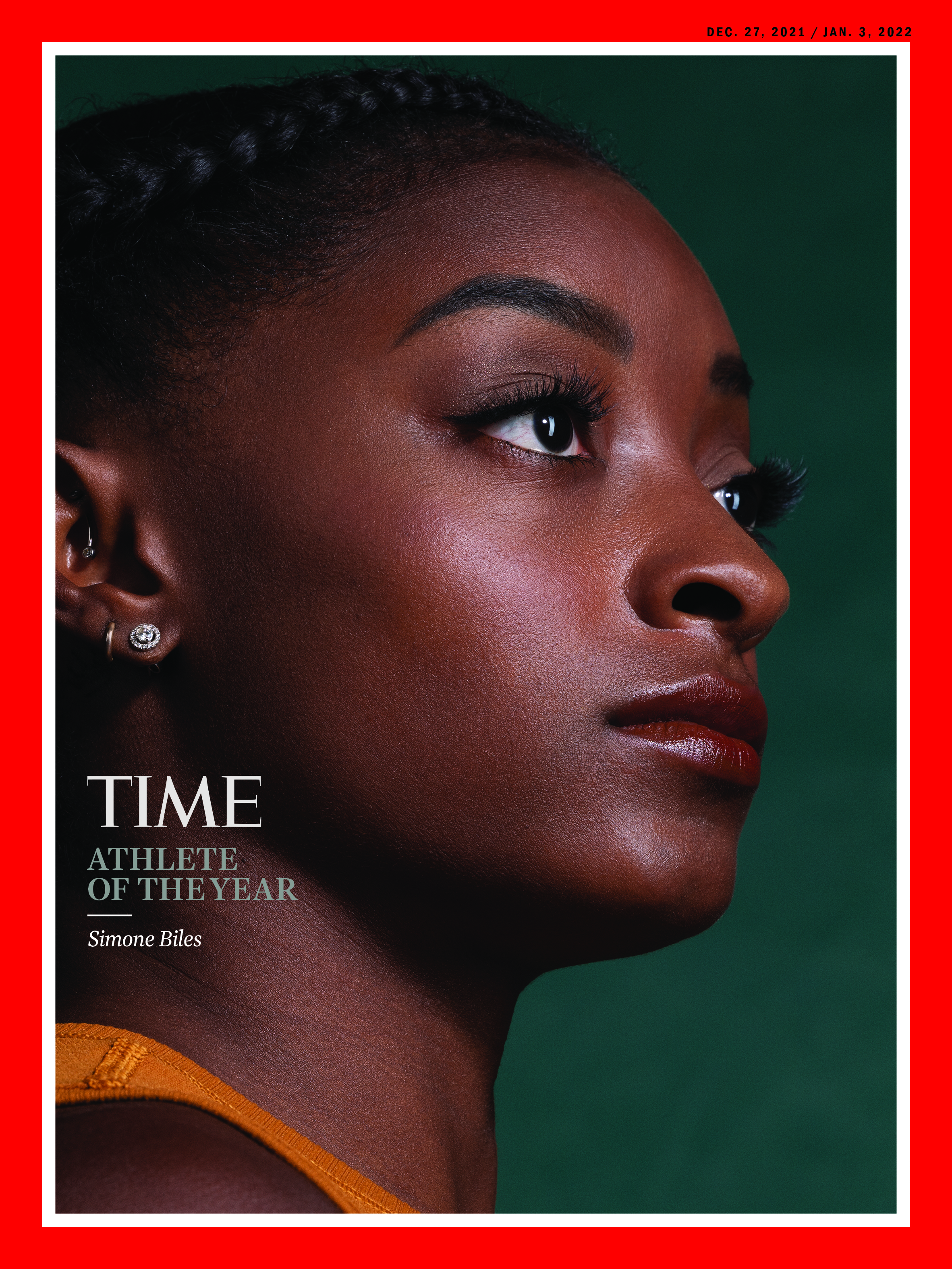 TIME - "Athlete of the Year: Simone Biles," December 27, 2021/January 3, 2022