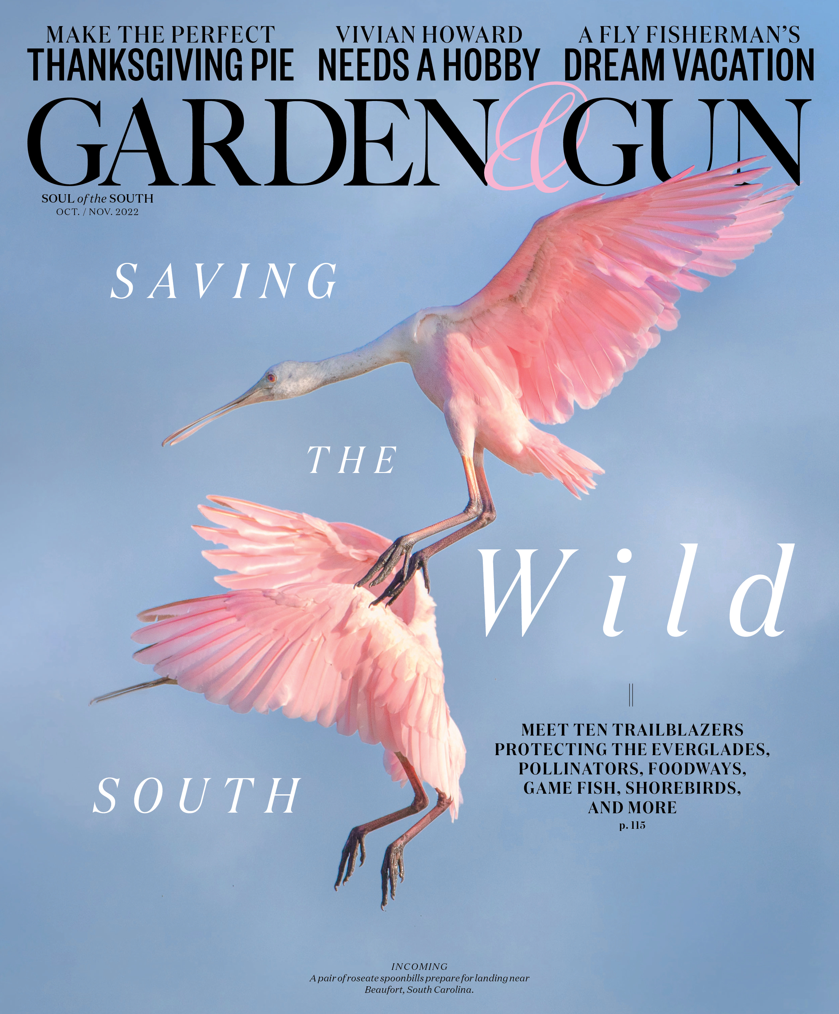 Garden and Gun - “Saving the Wild South” October/November 2022
