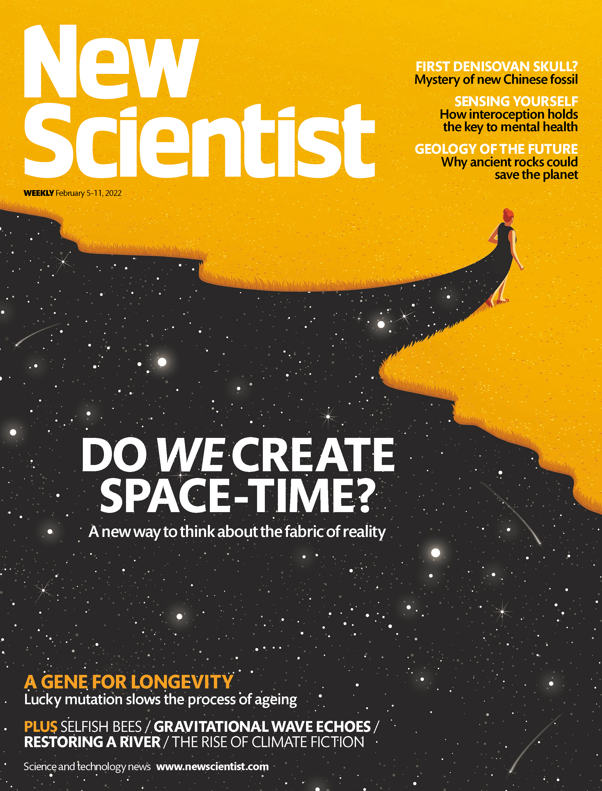 New Scientist “Do We Create Space-Time?” February 5–11, 2022