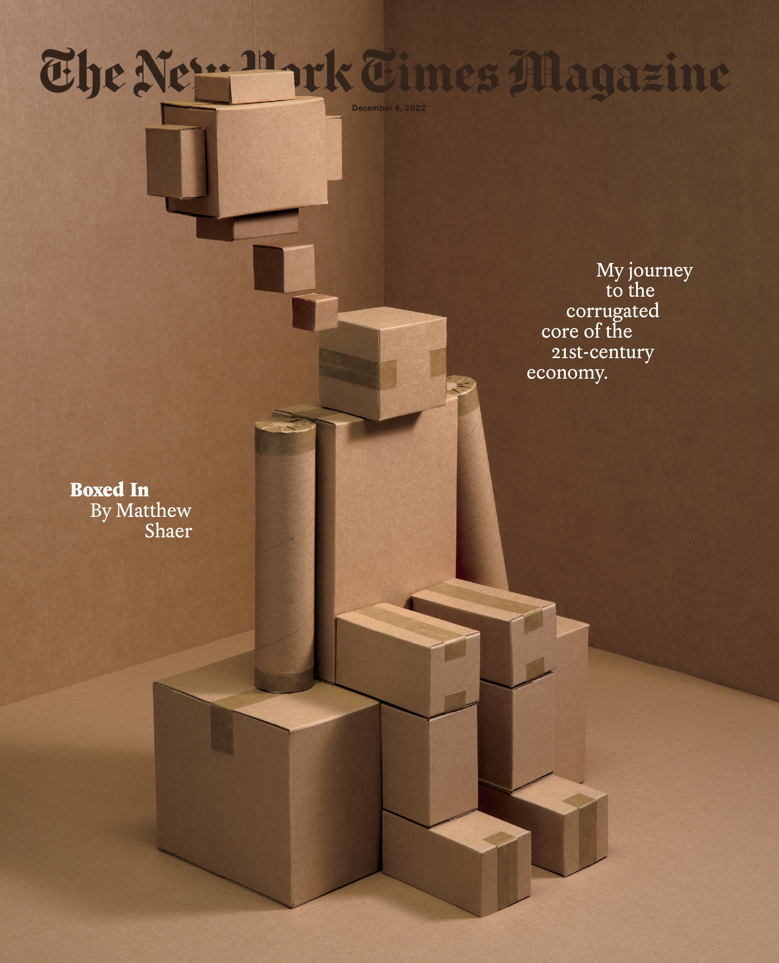 The New York Times Magazine  “Boxed In” December 4, 2022