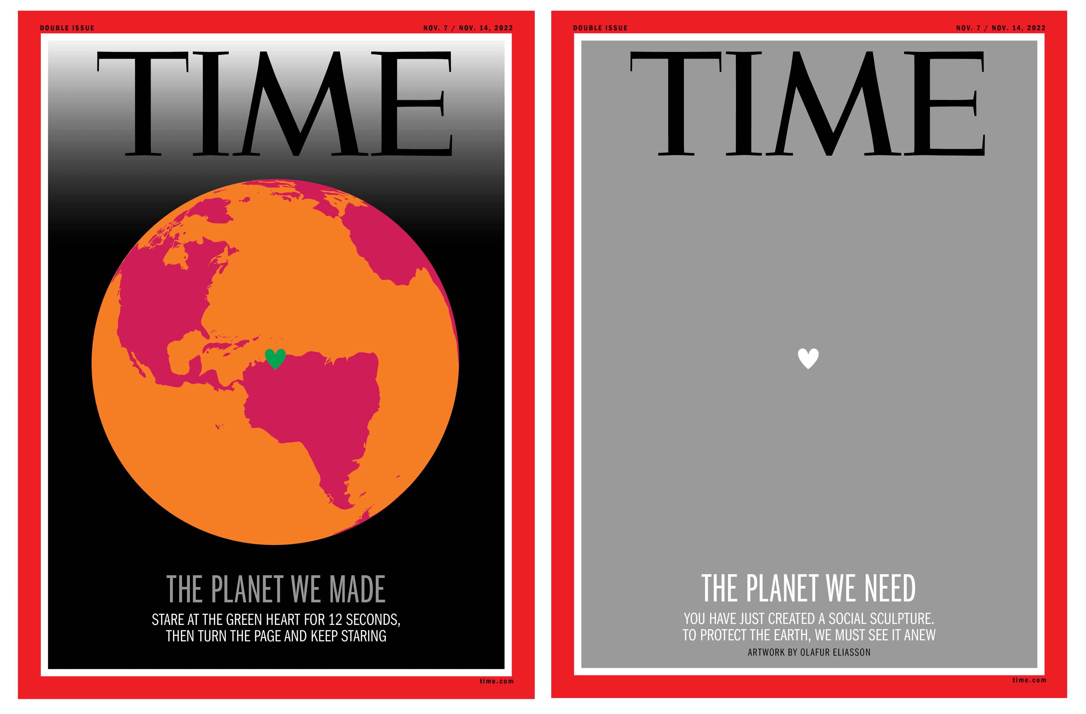 TIME “The Planet We Made . . . The Planet We Need” November 7/November 14, 2022