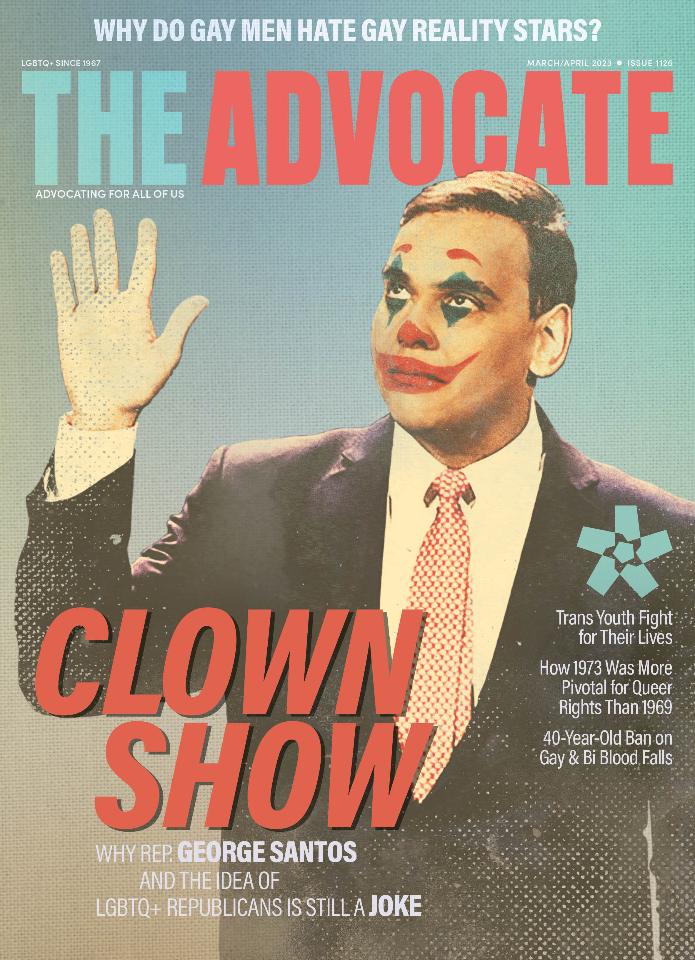 The Advocate - "Clown Show," March/April 2023