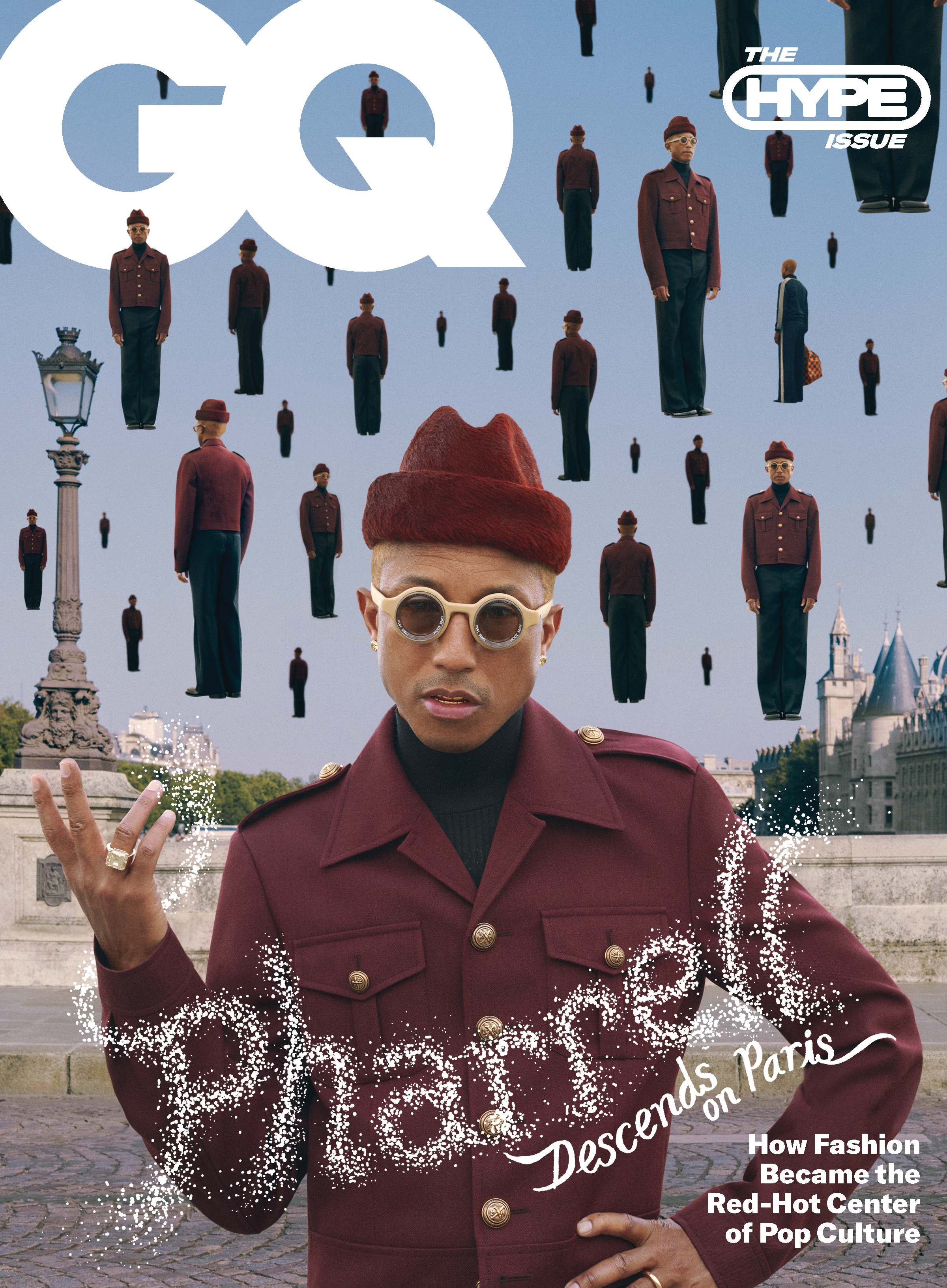 GQ - “Pharrell Descends on Paris,” September 2023