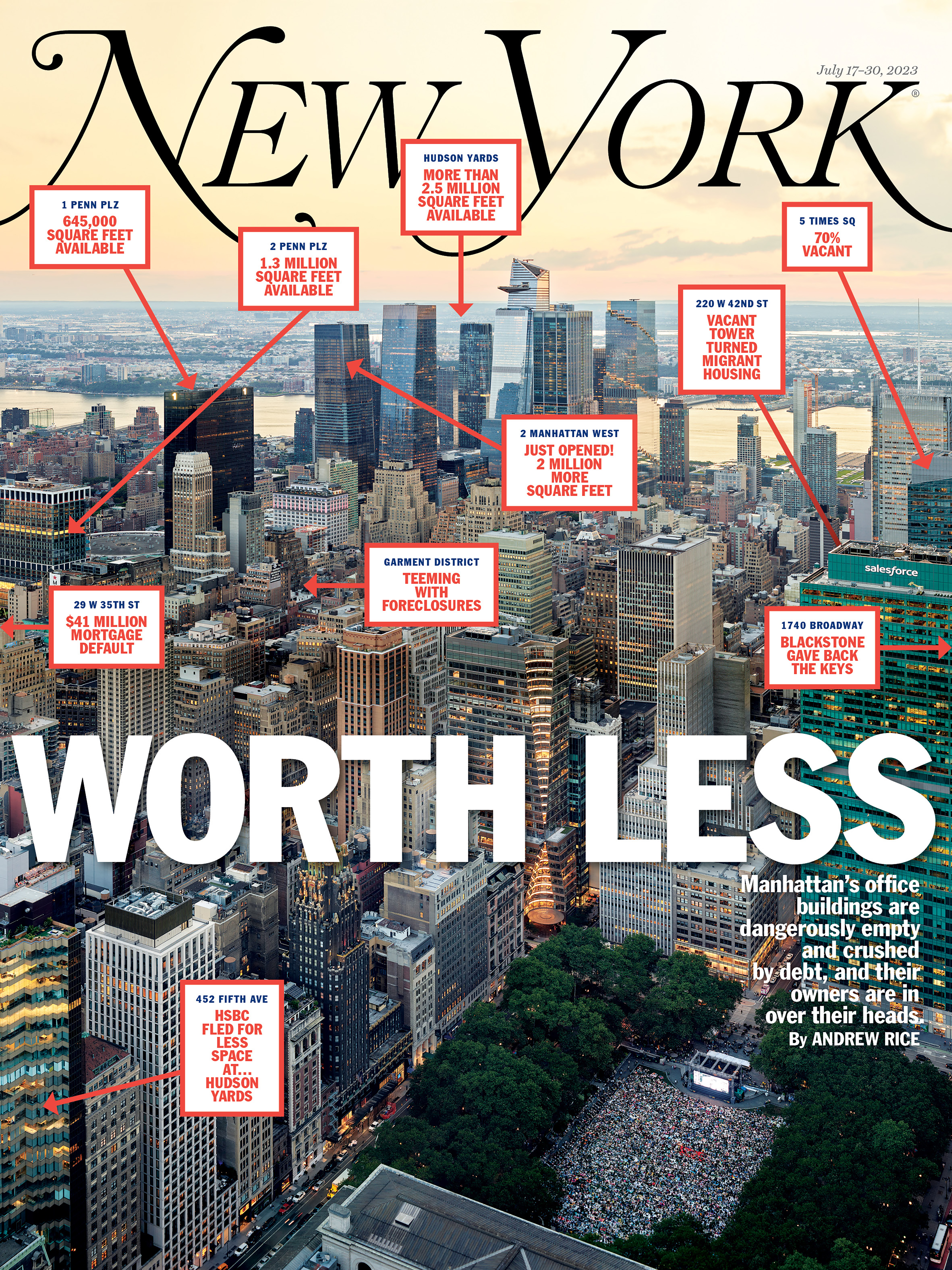 New York - “Worth Less," July 17–30, 2023