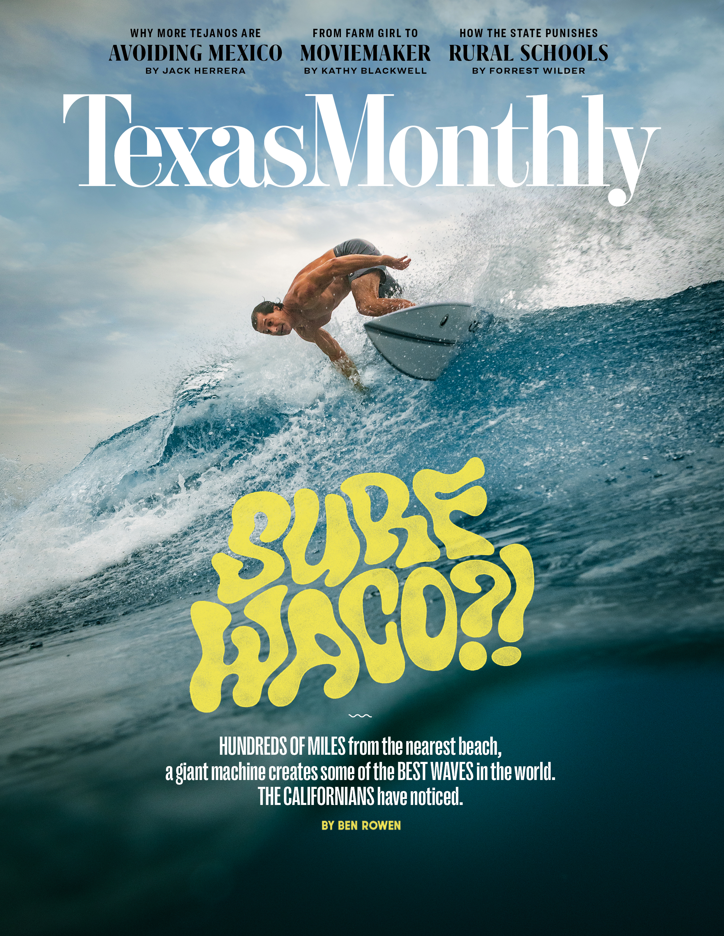 Texas Monthly - "Surf Waco?!," August 2023
