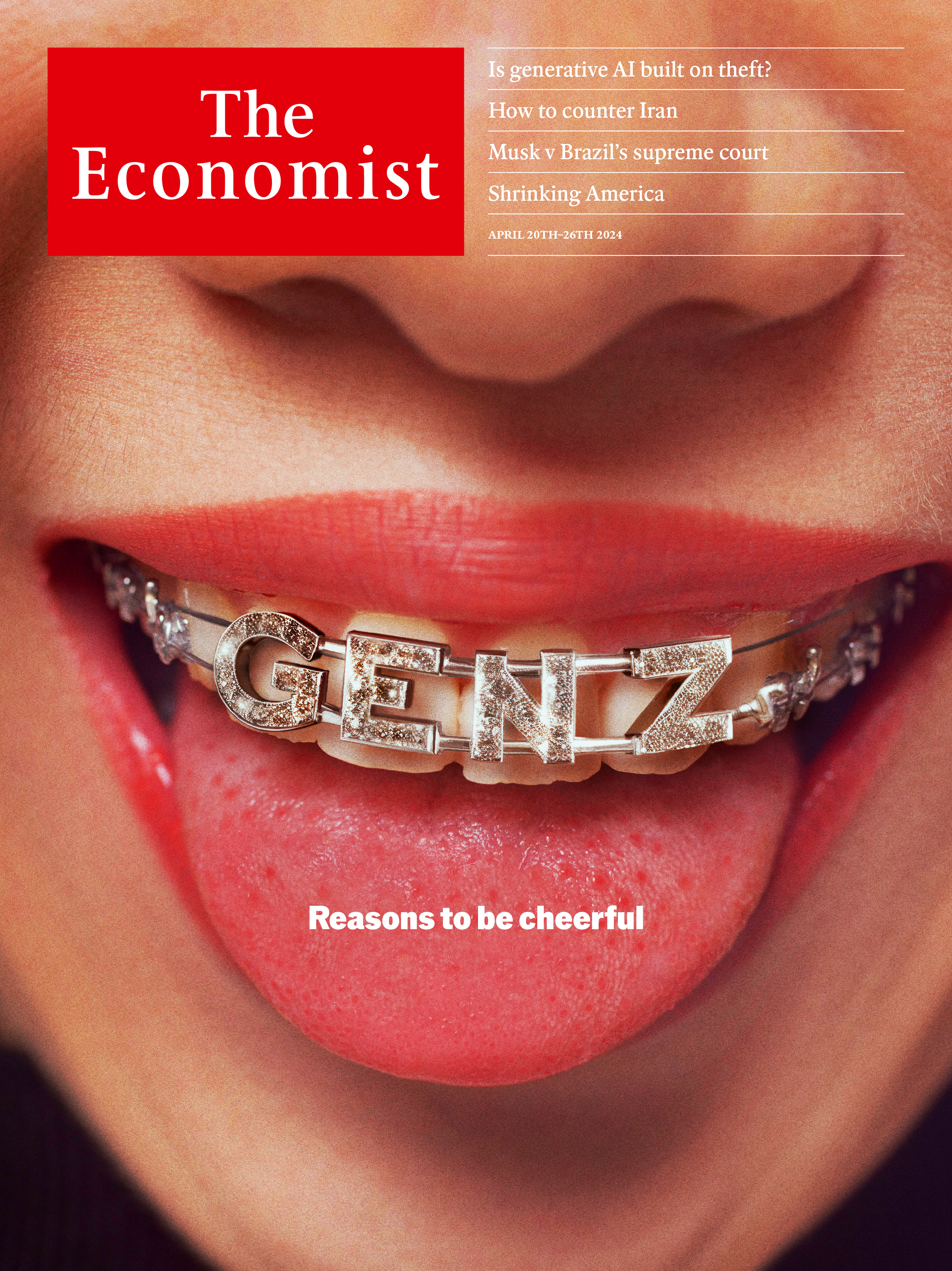 The Economist - “Gen Z: Reasons to Be Cheerful,” April 20-26, 2024