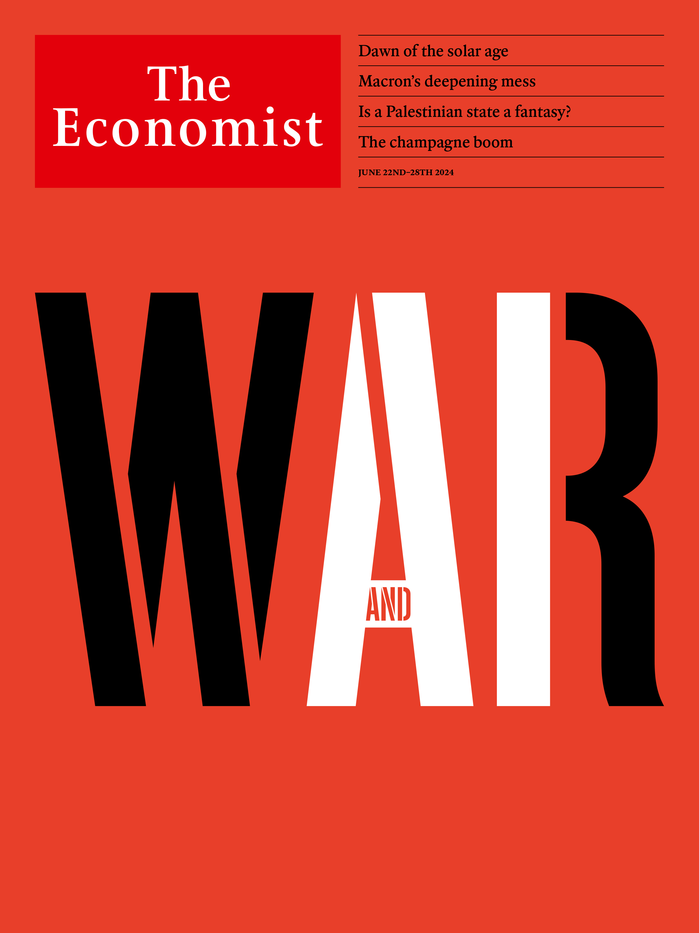 The Economist - “War and AI,” June 22-28, 2024