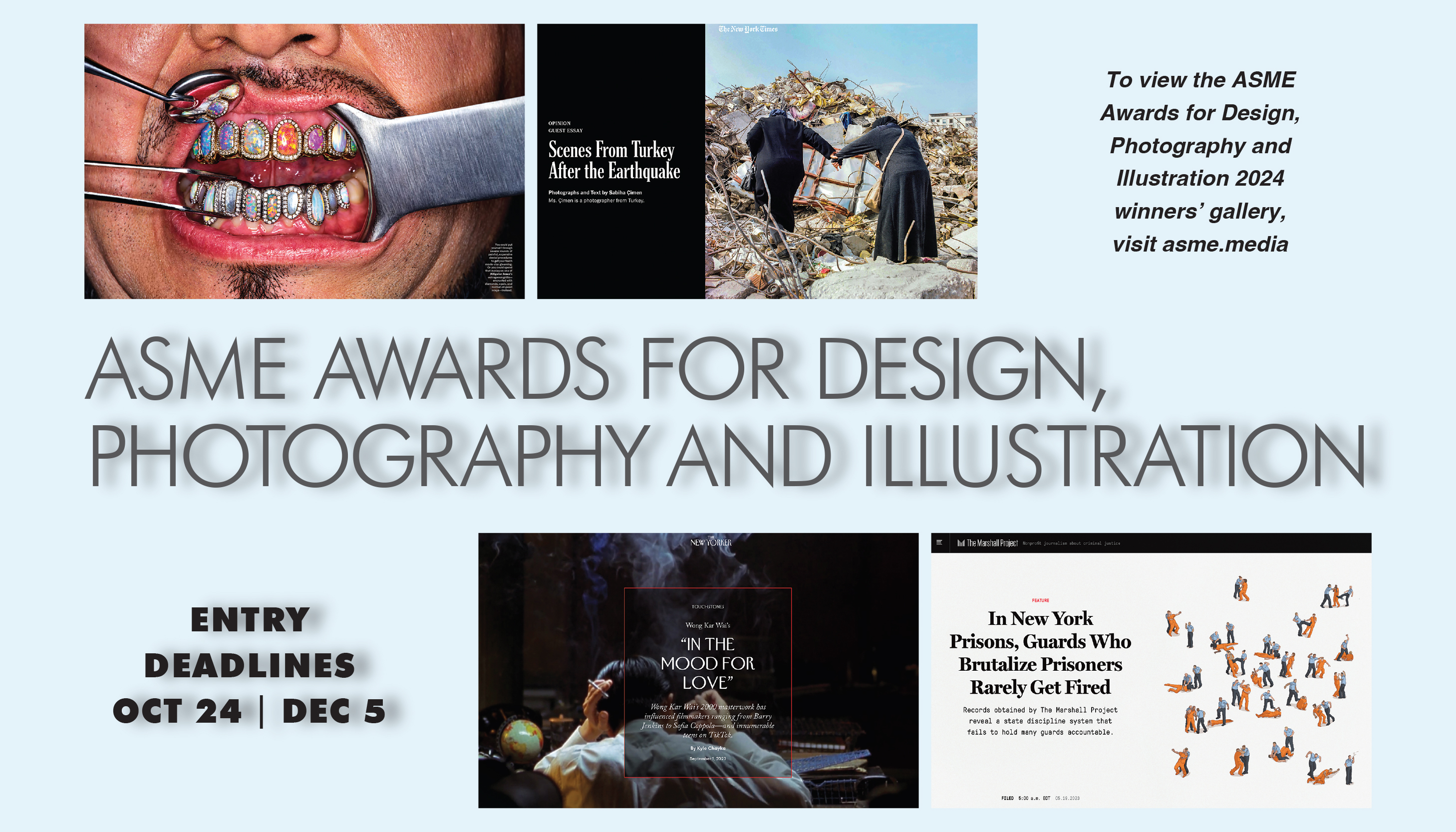 ASME Awards for Design, Photography and Illustration