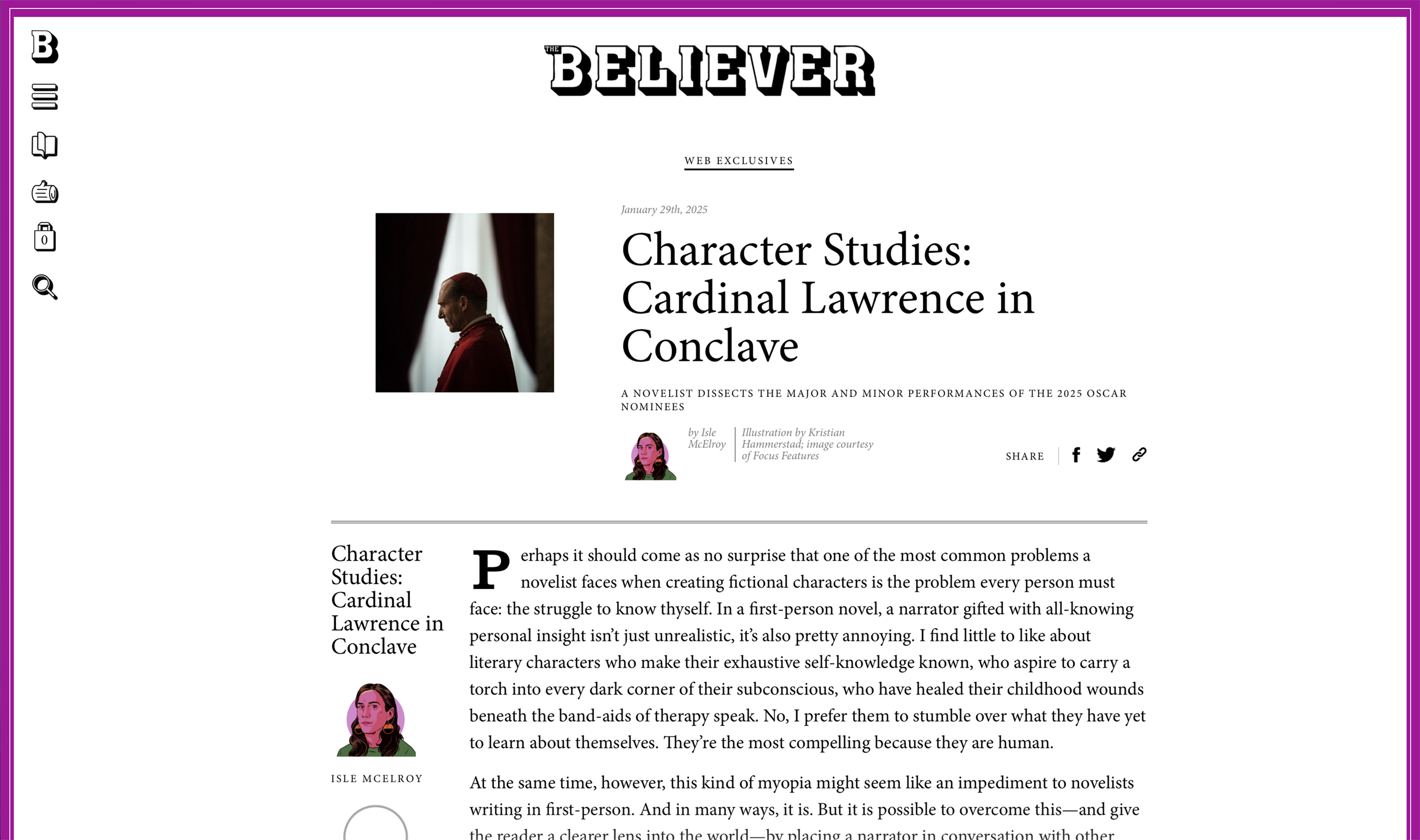 The Believer-Reviews and Criticism