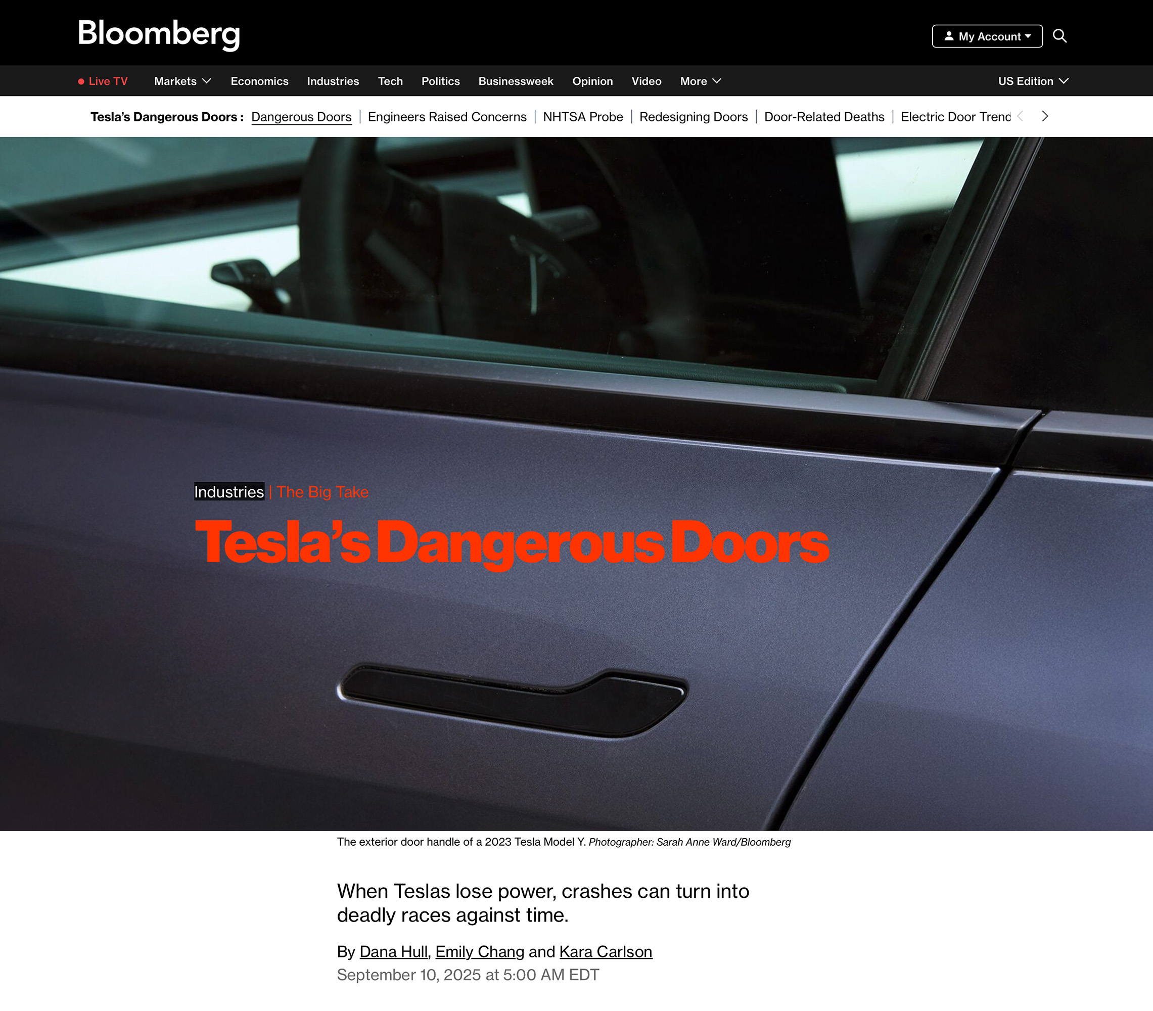 Bloomberg News-Public Interest