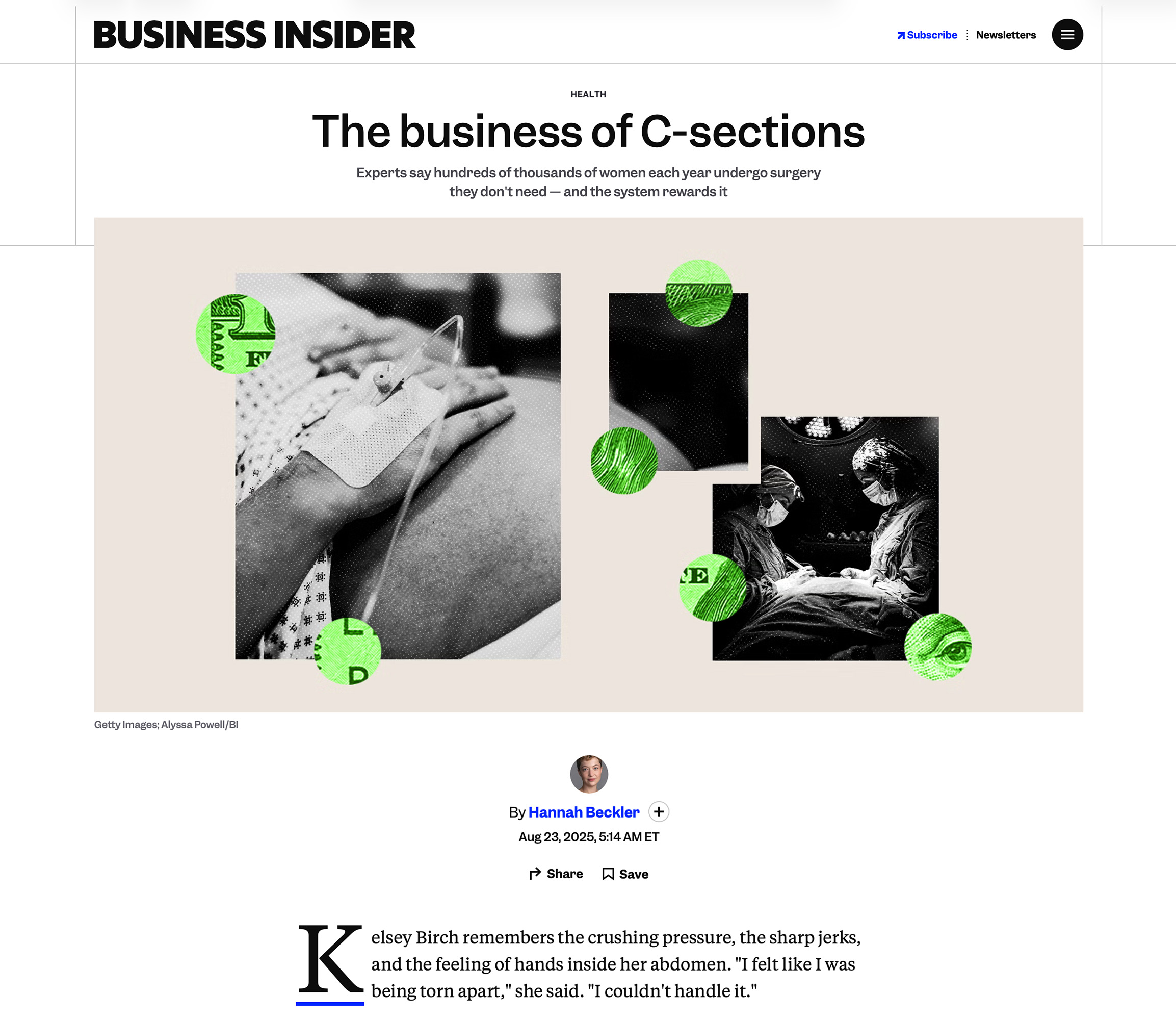 Business Insider-Service Journalism