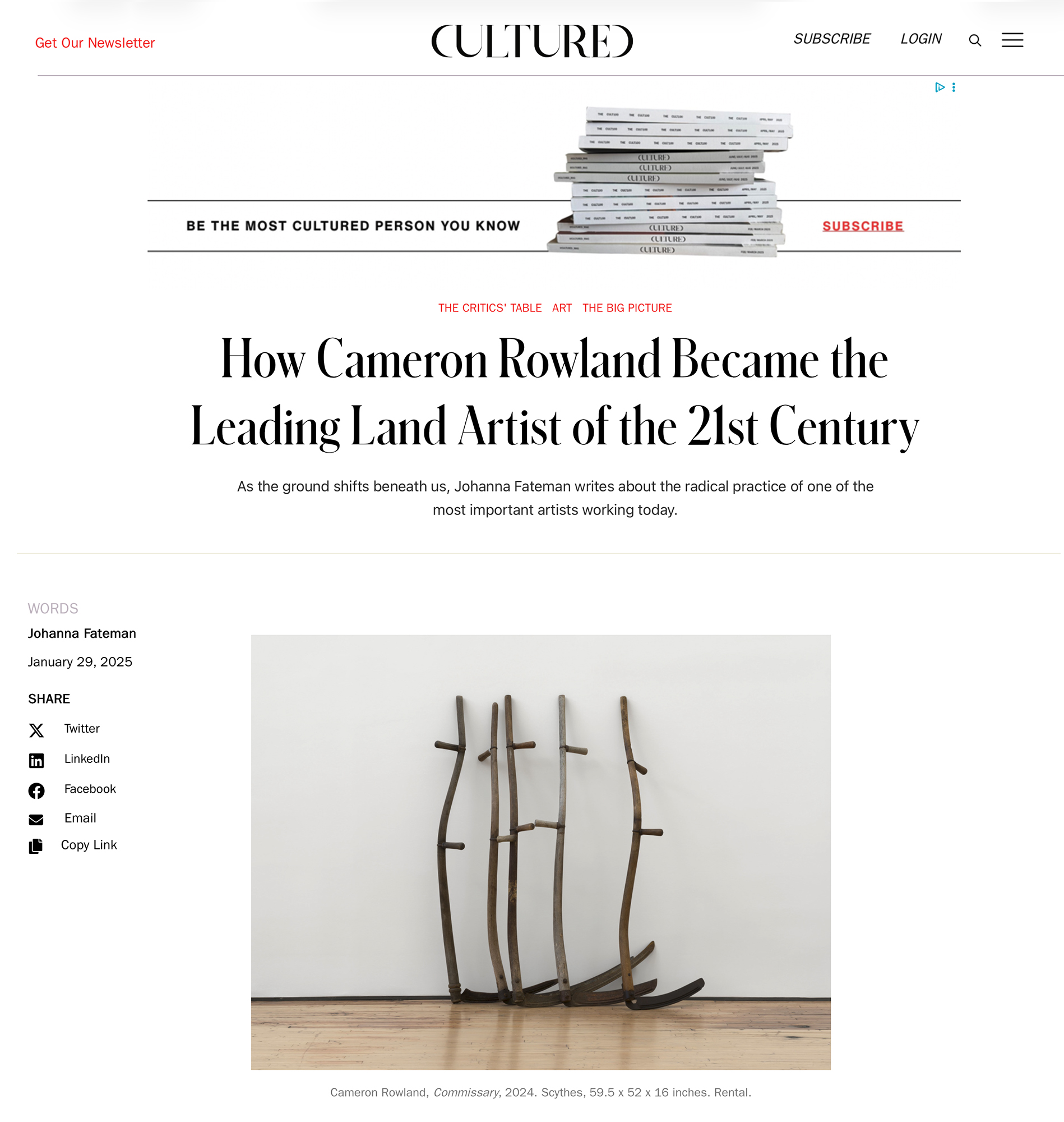 CULTURED-Reviews and Criticism