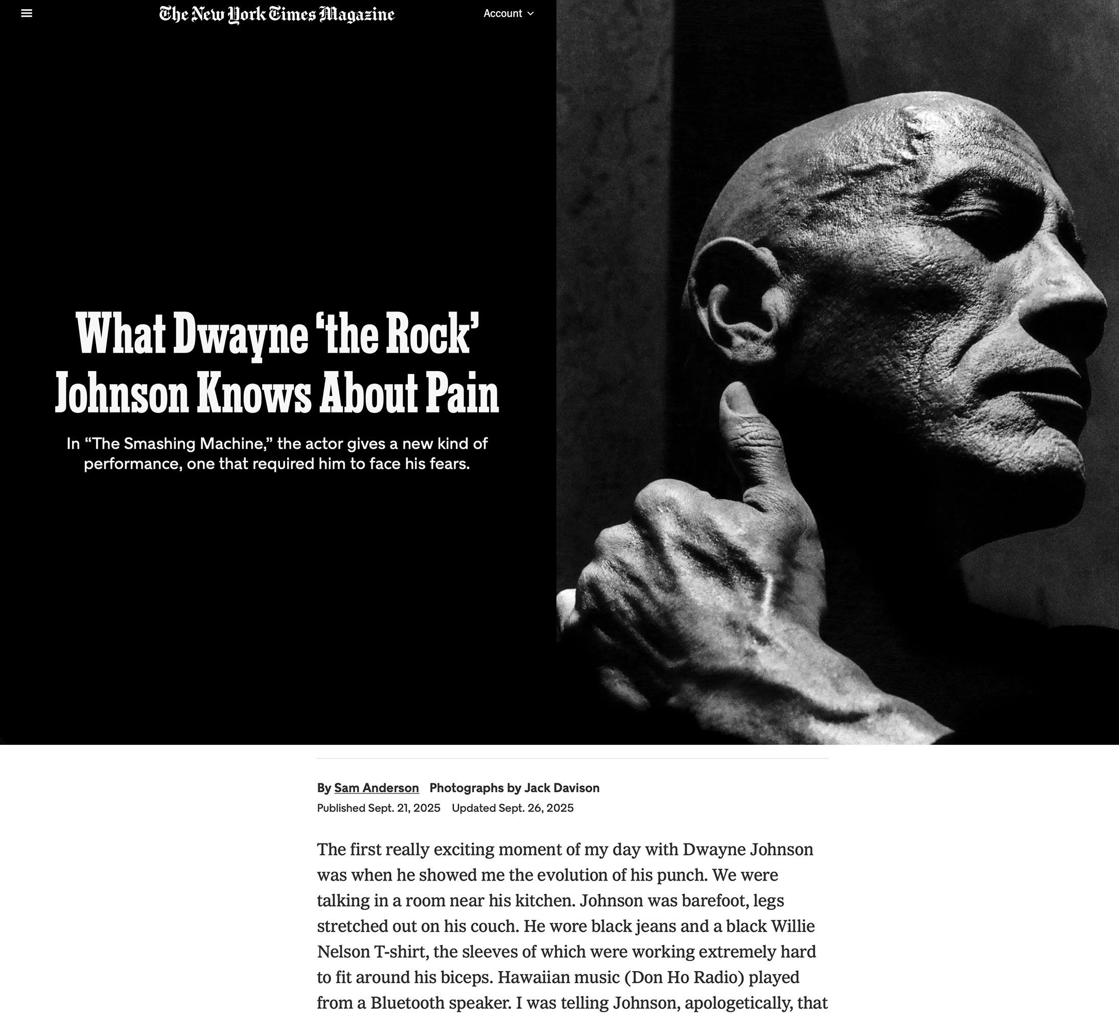 The New York Times Magazine-Profile Writing