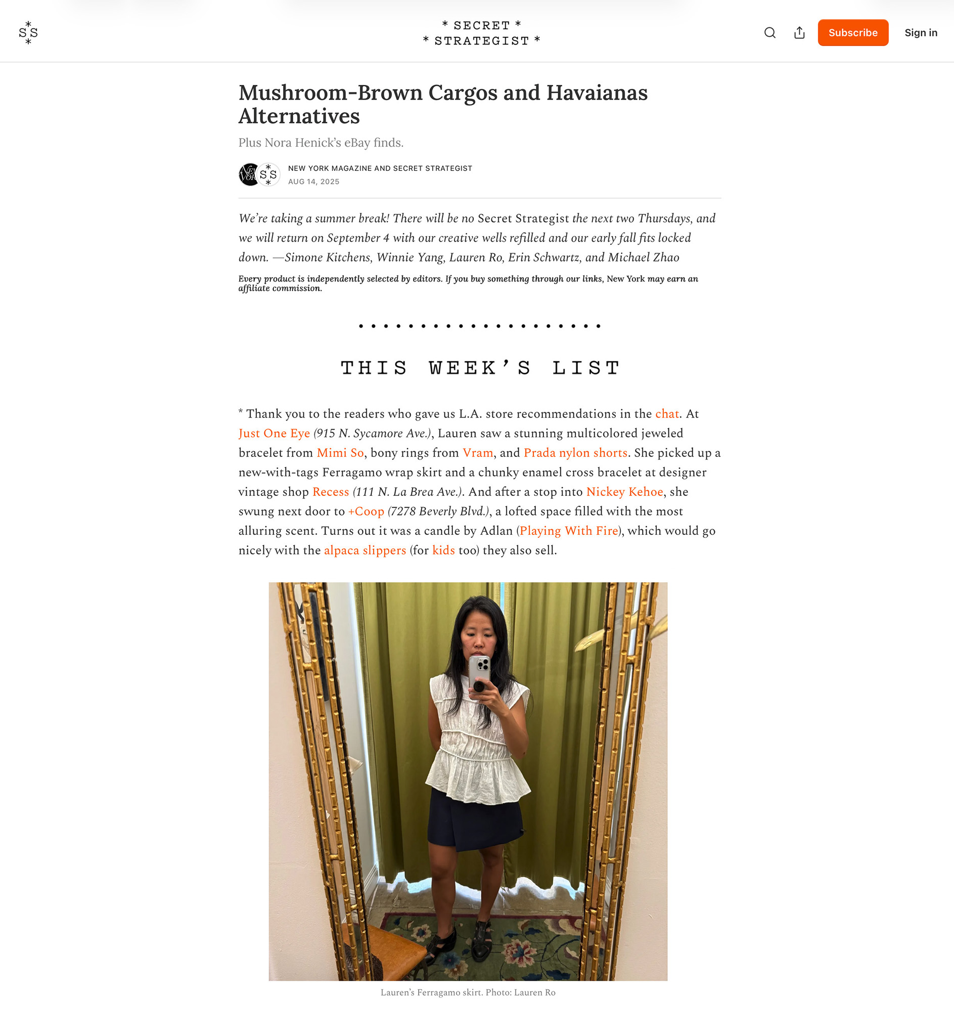 New York-Newsletters