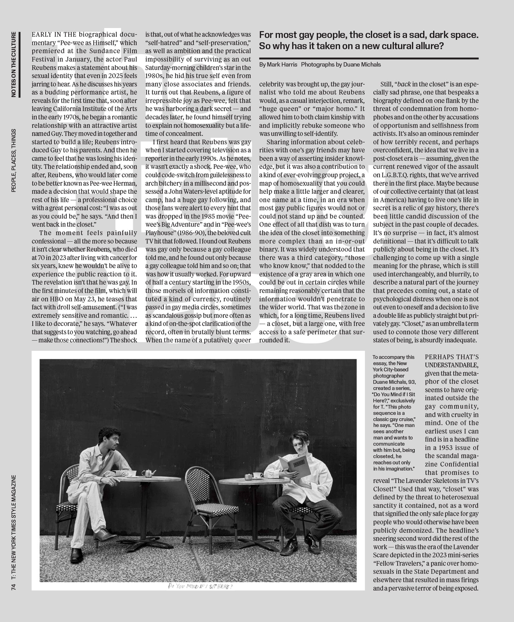 T: The New York Times Style Magazine-Columns and Essays