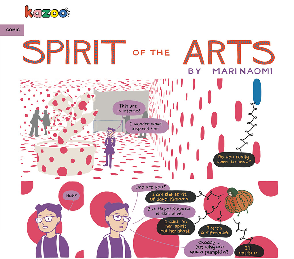 “Spirit of the Arts,” illustrations by MariNaomi, Winter	