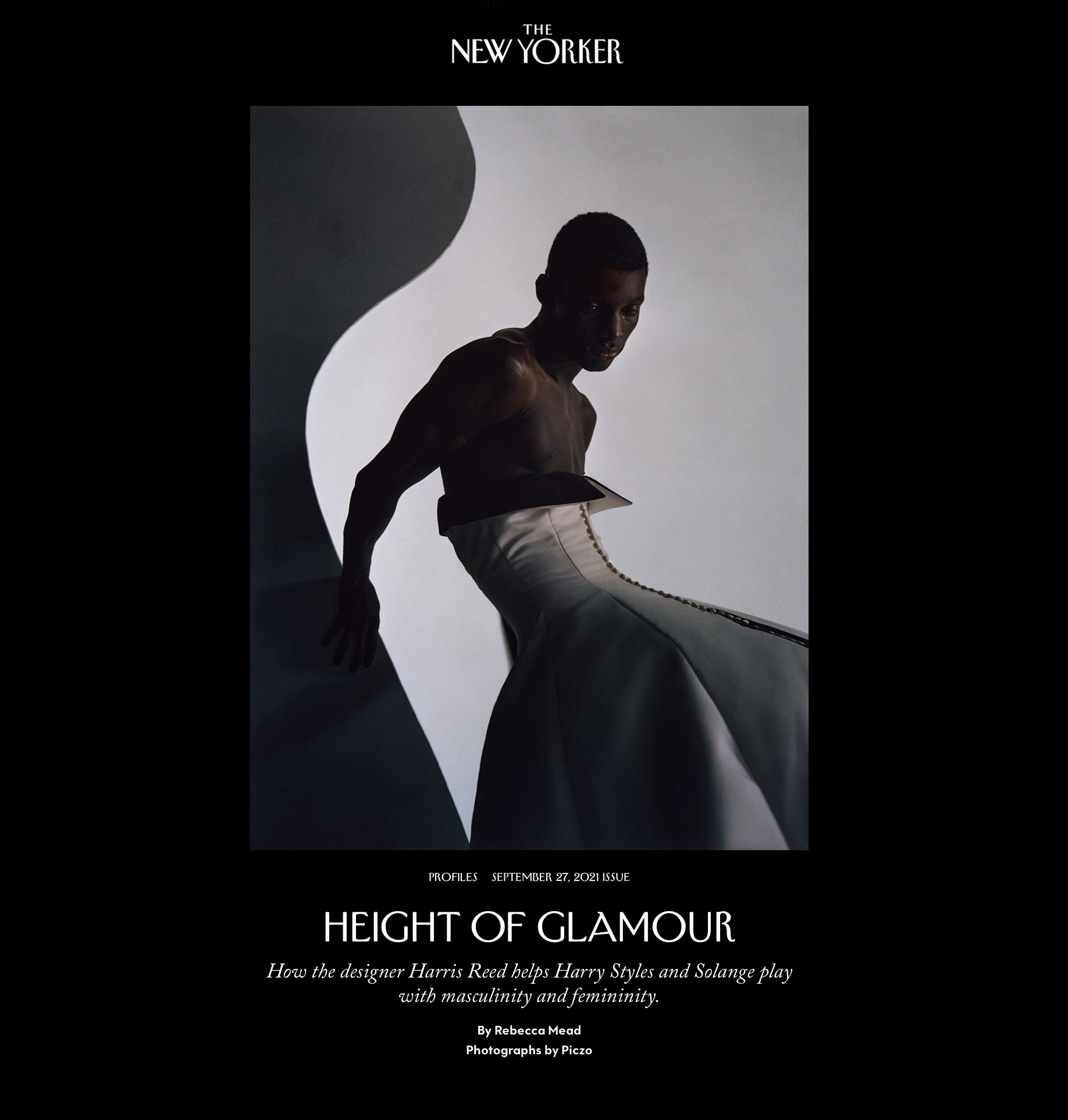 "Height of Glamour," photographs by Piczo, September 20 at newyorker.com