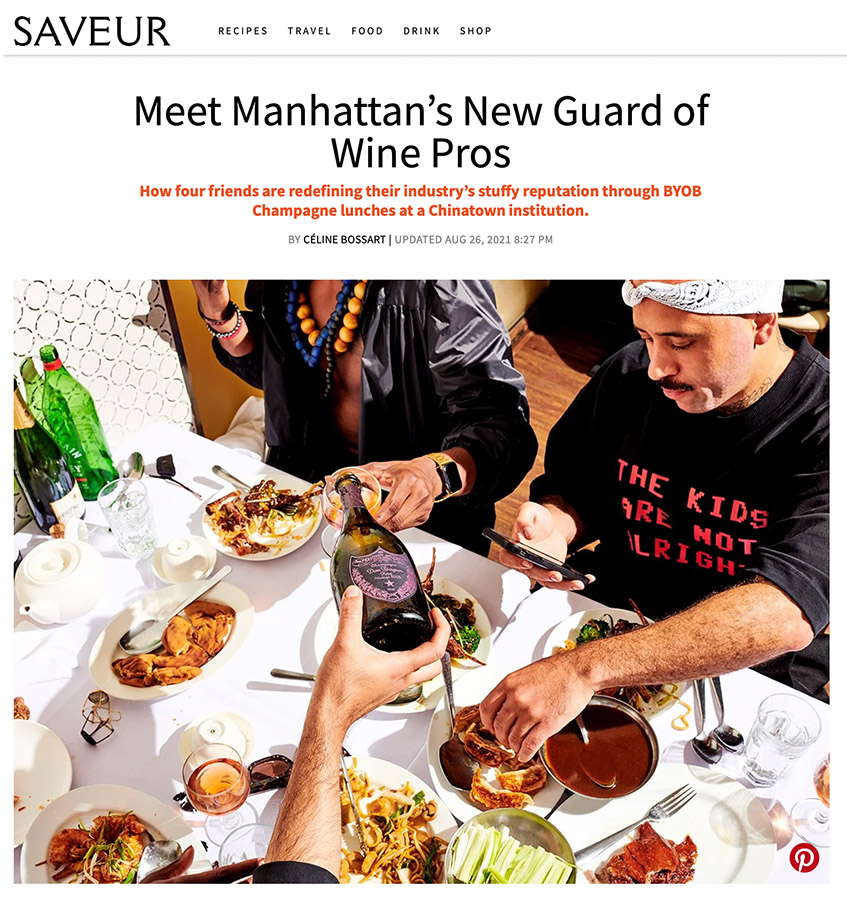 “Meet Manhattan’s New Guard of Wine Pros,” photographs by Paola + Murray, August 26