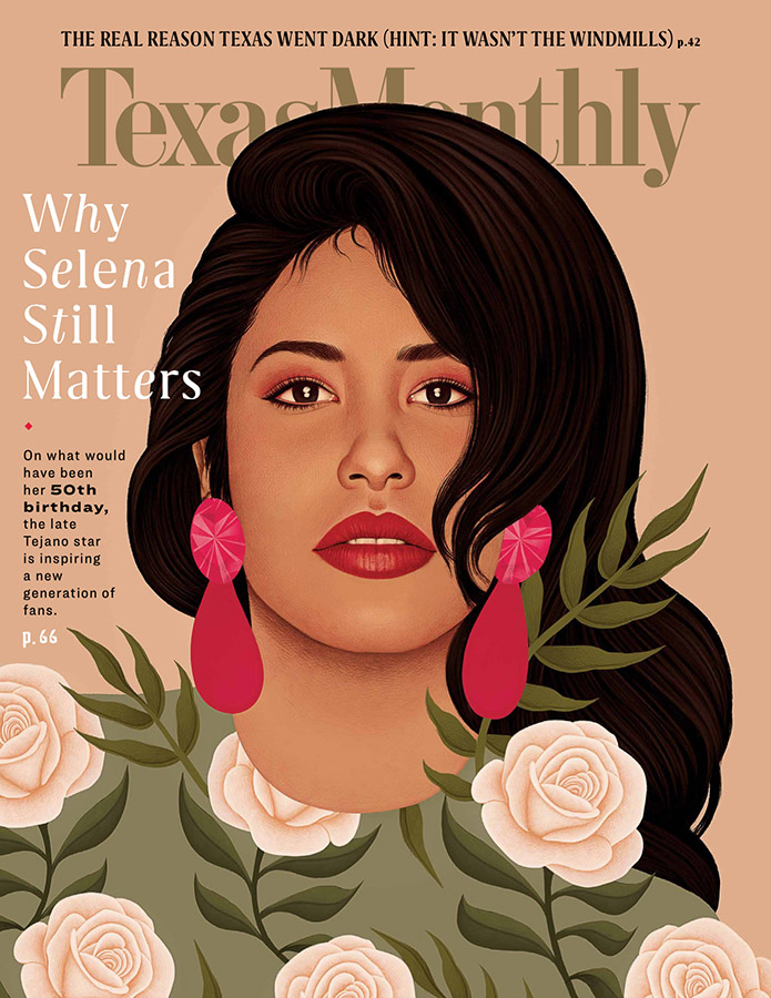“Why Selena Still Matters,” illustration by Mercedes deBellard, April